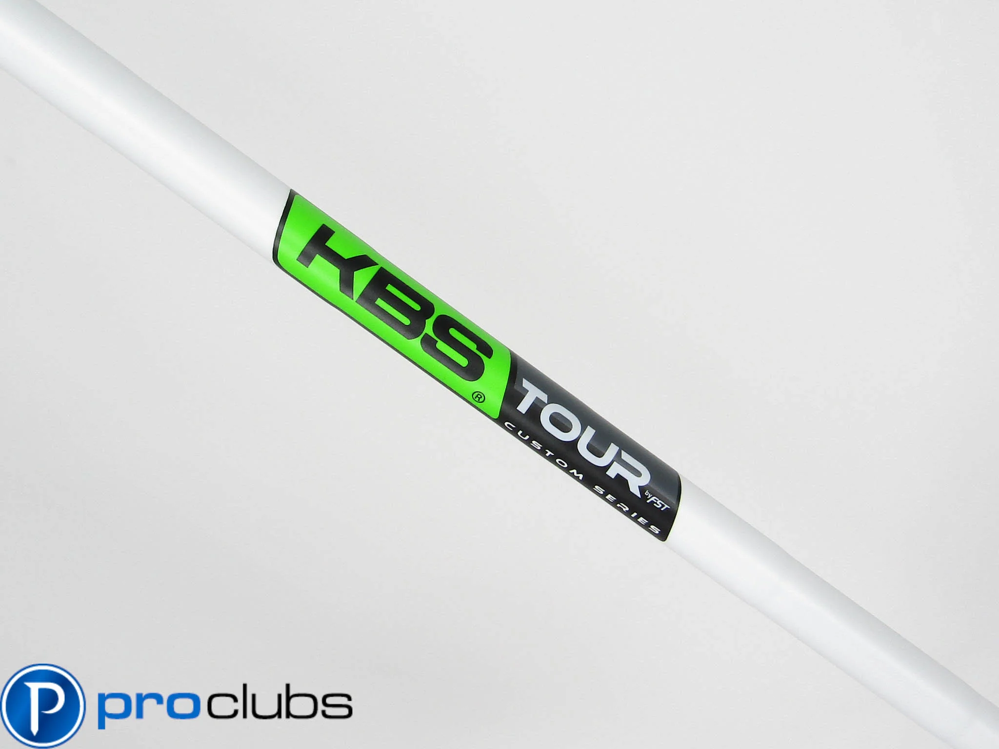NEW KBS TOUR CUSTOM SERIES WHITE MATTE GREEN LABEL 110G REGULAR FLEX WEDGE SHAFT