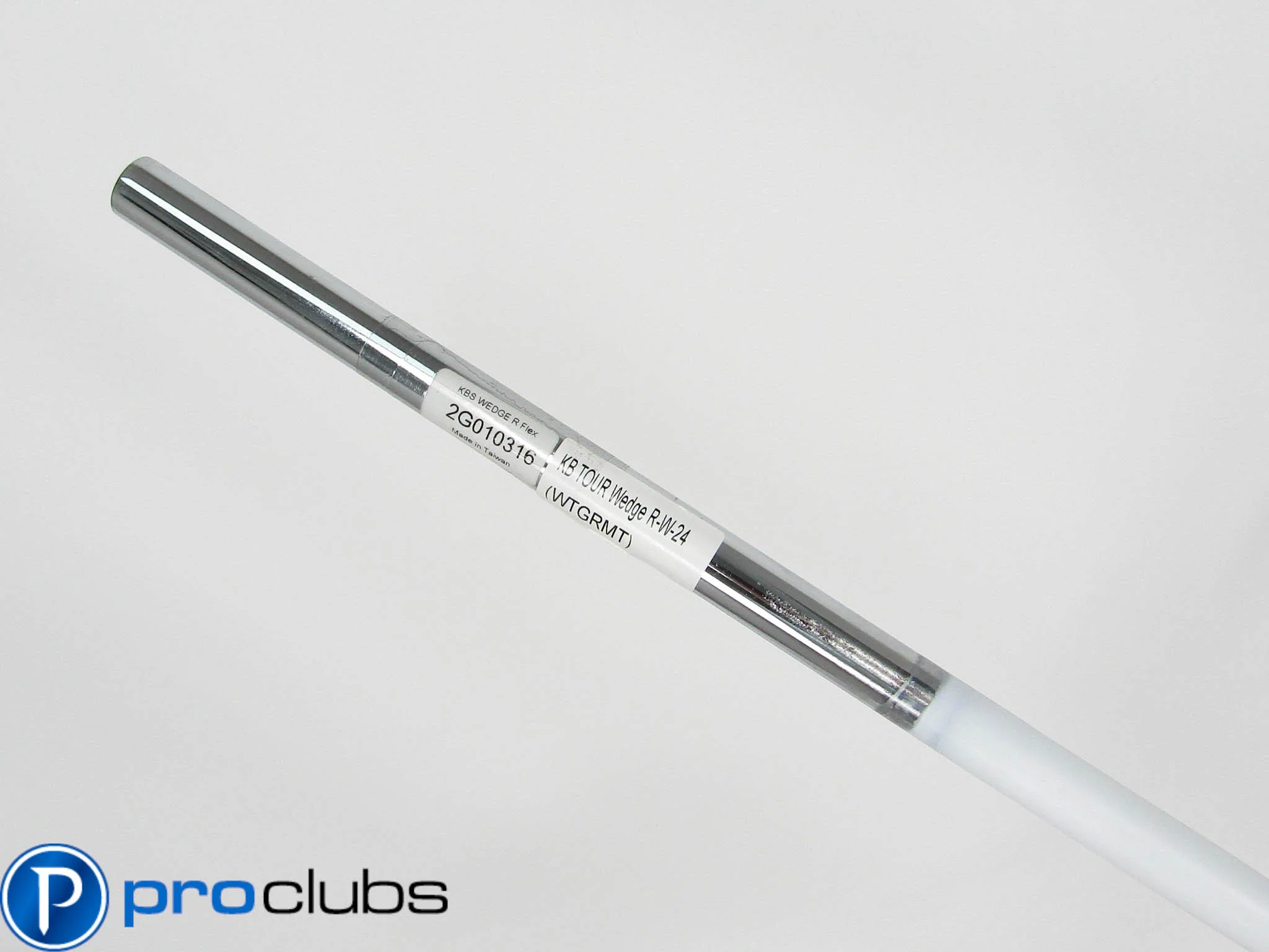 NEW KBS TOUR CUSTOM SERIES WHITE MATTE GREEN LABEL 110G REGULAR FLEX WEDGE SHAFT - Image 2