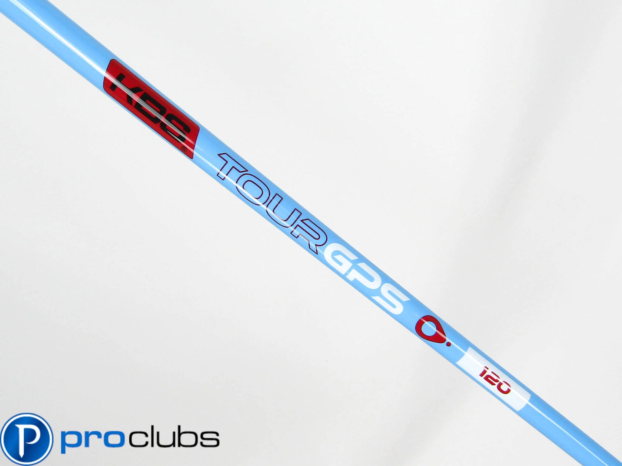 NEW KBS TOUR GPS "LIGHT BLUE GLOSS" 120 GRAPHITE PUTTER SHAFT .370 TIP #461062