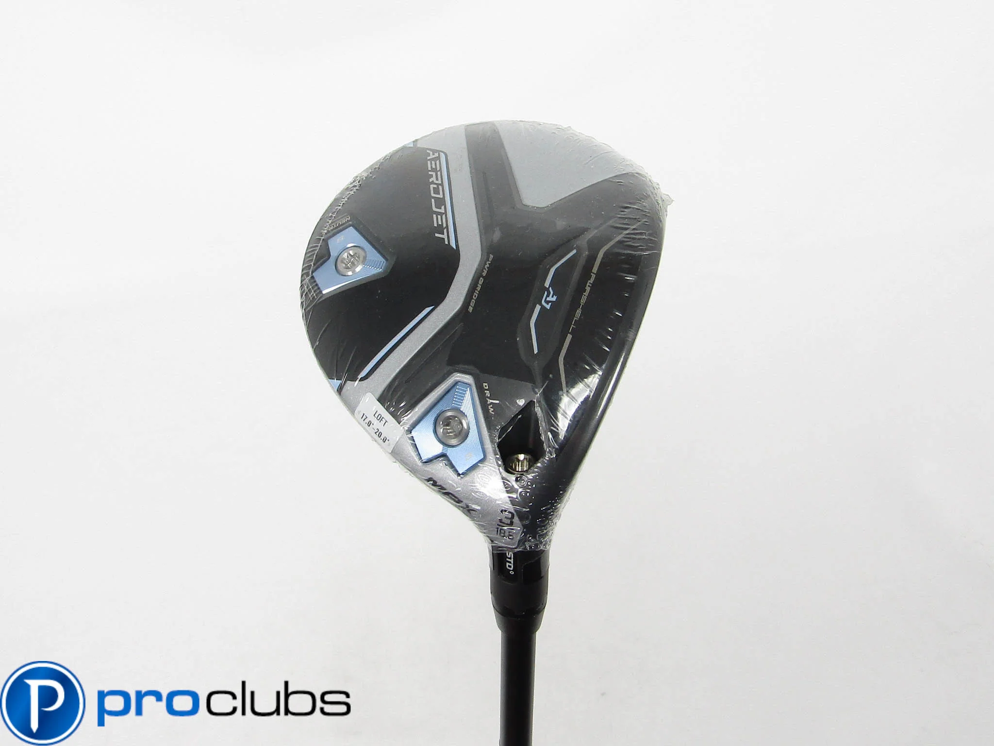 NEW LADIES COBRA AEROJET MAX 18.5* 3 WOOD UST HELIUM BLACK #436956
