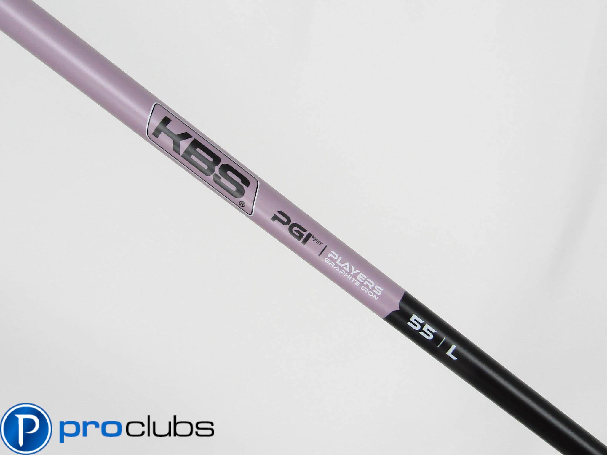 NEW KBS PGI 55 LADIES FLEX GRAPHITE IRON SHAFT .370 TIP #509151