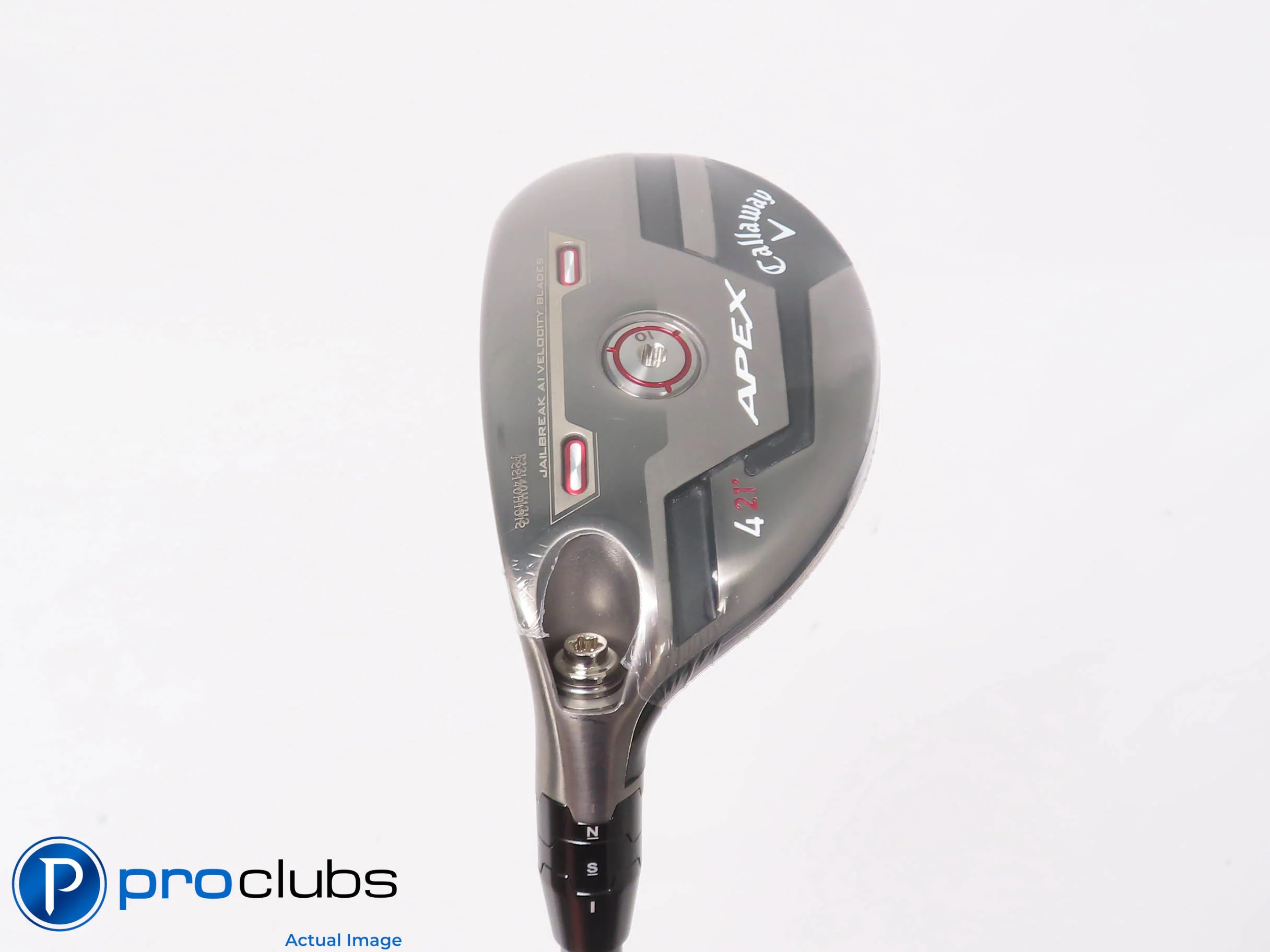 New! Left Handed Callaway 21' Apex 21* 4 Hybrid - Fuji Pro 2.0 Regular - 447176
