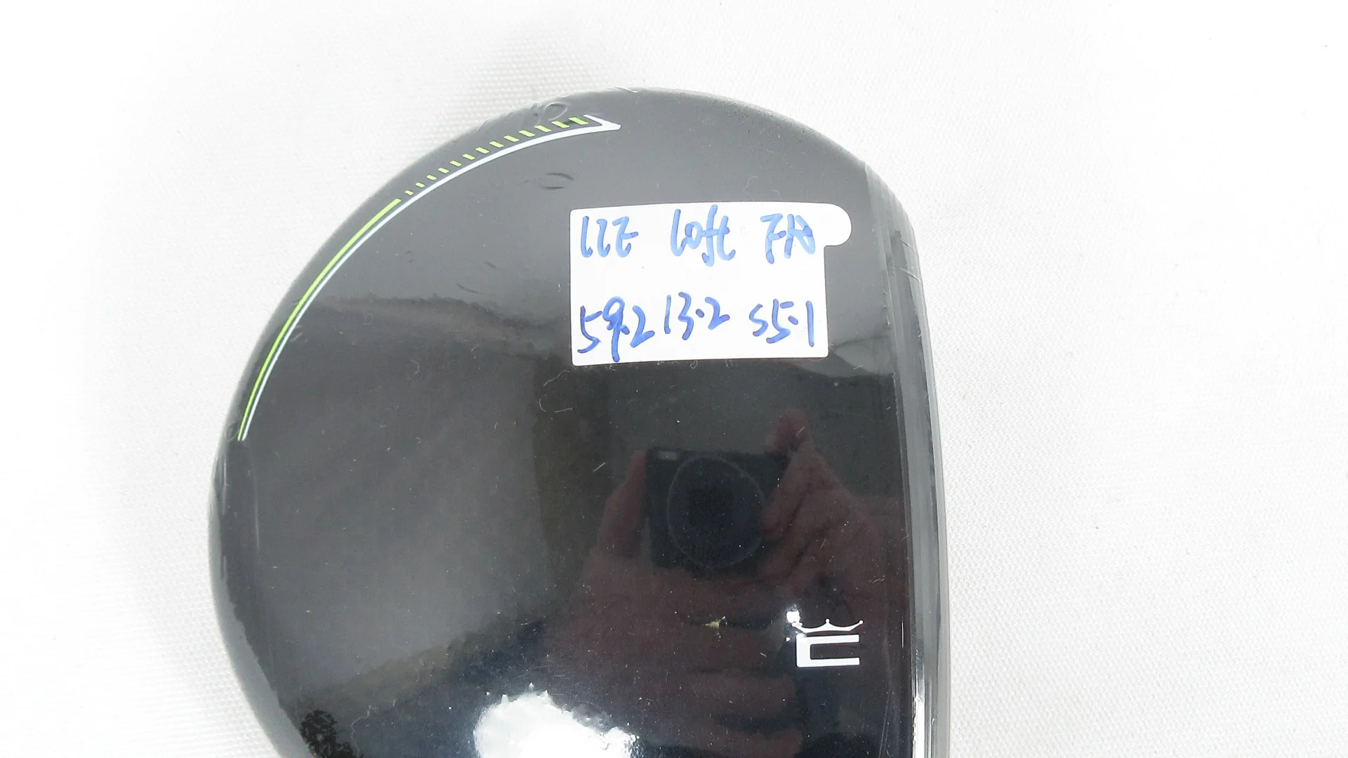 NEW Left Handed COBRA RADSPEED DRAW 3 WOOD Head **TOUR ISSUE w/Specs** #301639 - Image 2