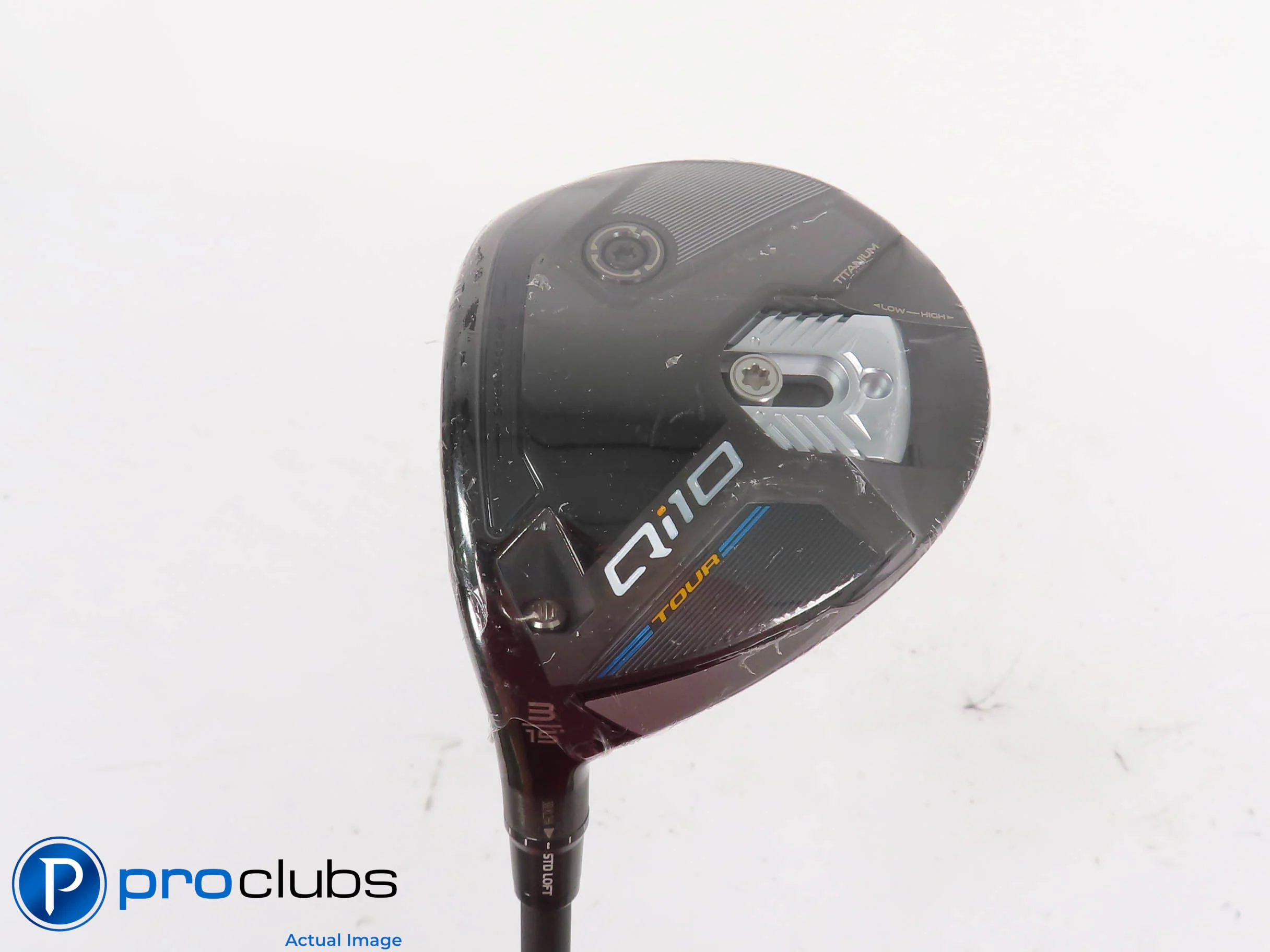 New! Left Handed TaylorMade Qi10 Tour 15* 3 Wood - Tensei AV Blue Regular 443192