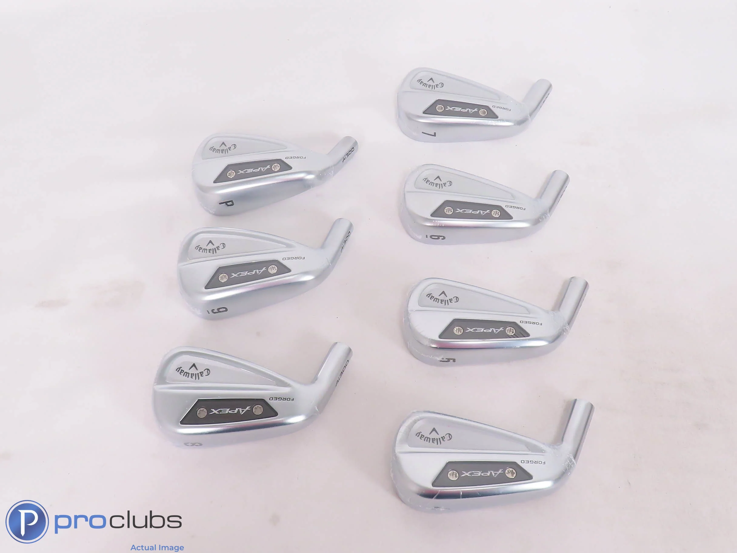 New Left Handed Callaway '24 Apex Ai300 4-PW Iron Set - Heads Only - 508478