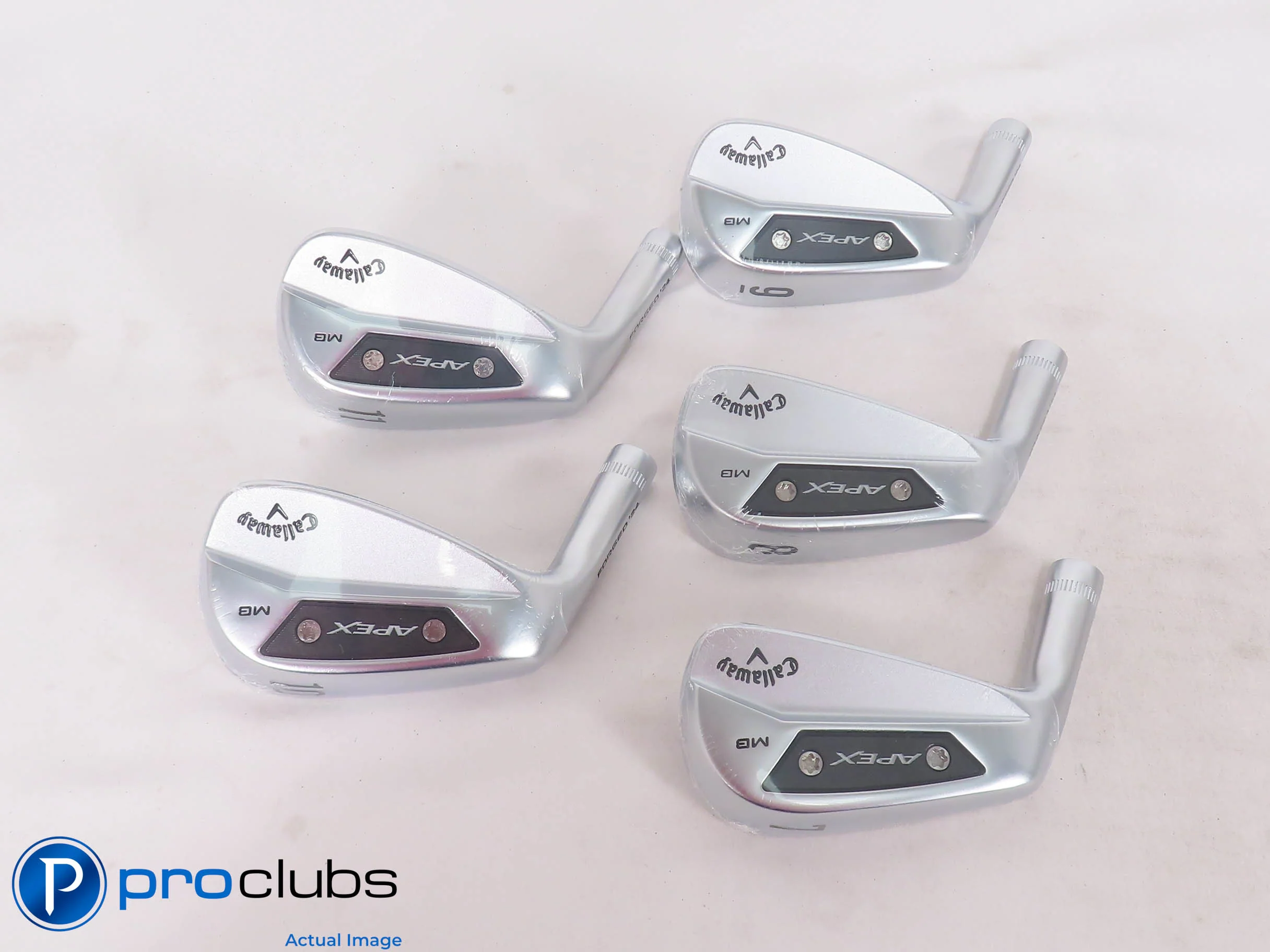 New! Left Handed Callaway 2024' Apex MB 7-10, 11 Iron Set - Heads Only - 508454