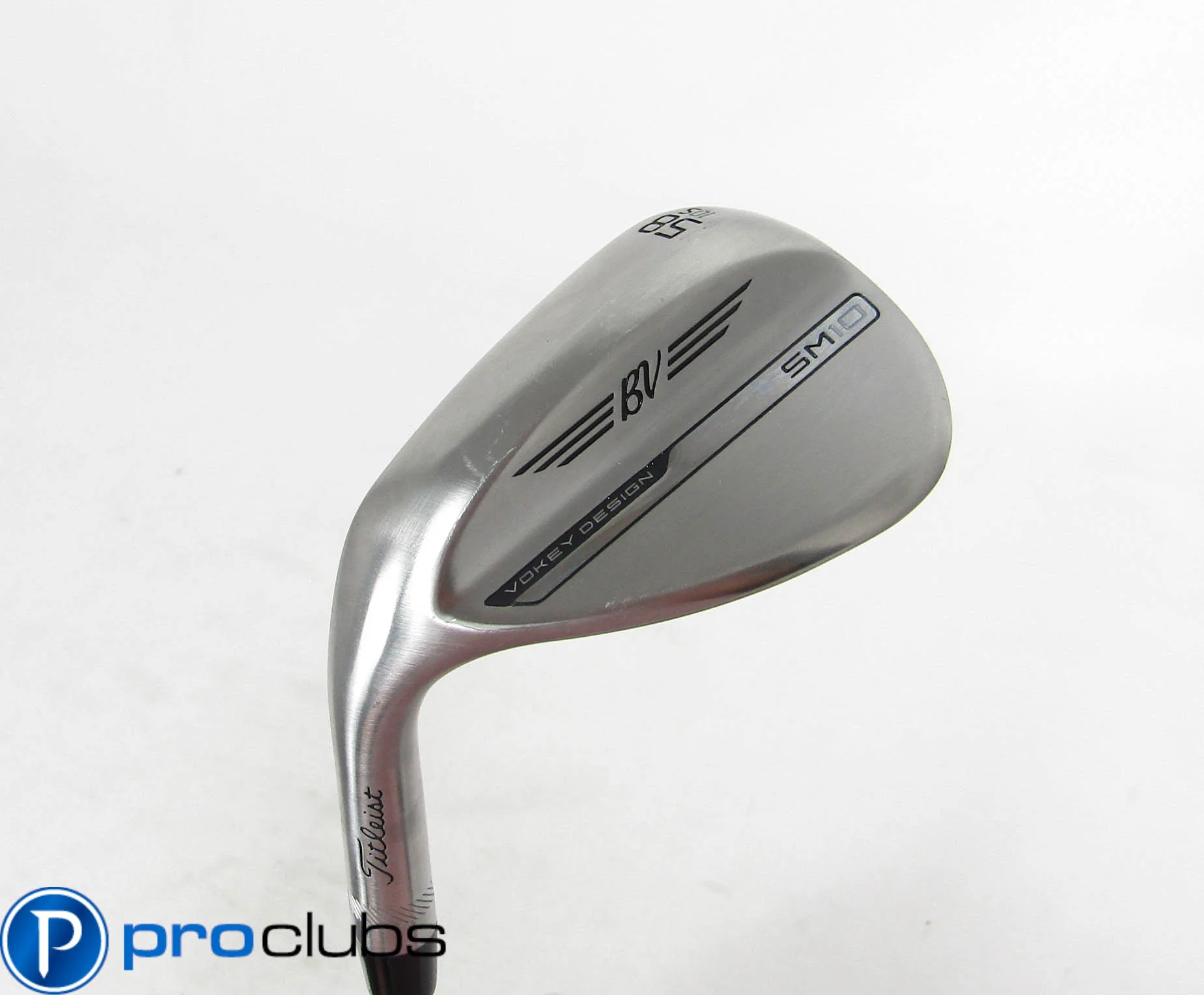 NEW LEFT HANDED TITLEIST SM10 RAW (10* S-GRIND) 58* WEDGE STEEL STIFF #510437