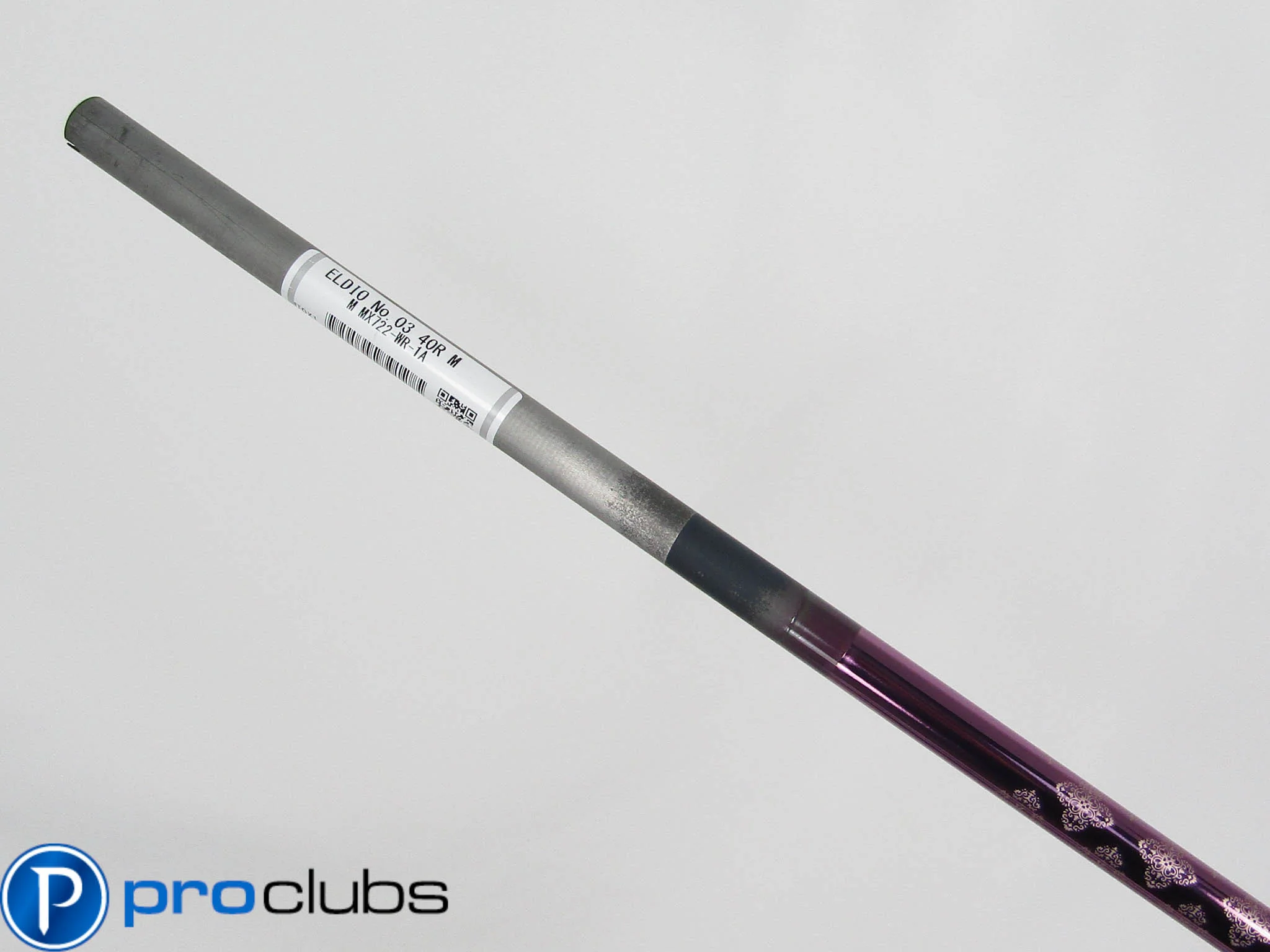 NEW MITSUBISHI CHEMICAL ELDIO (MAGENTA) 40 REGULAR FLEX DRIVER SHAFT #429075 - Image 2