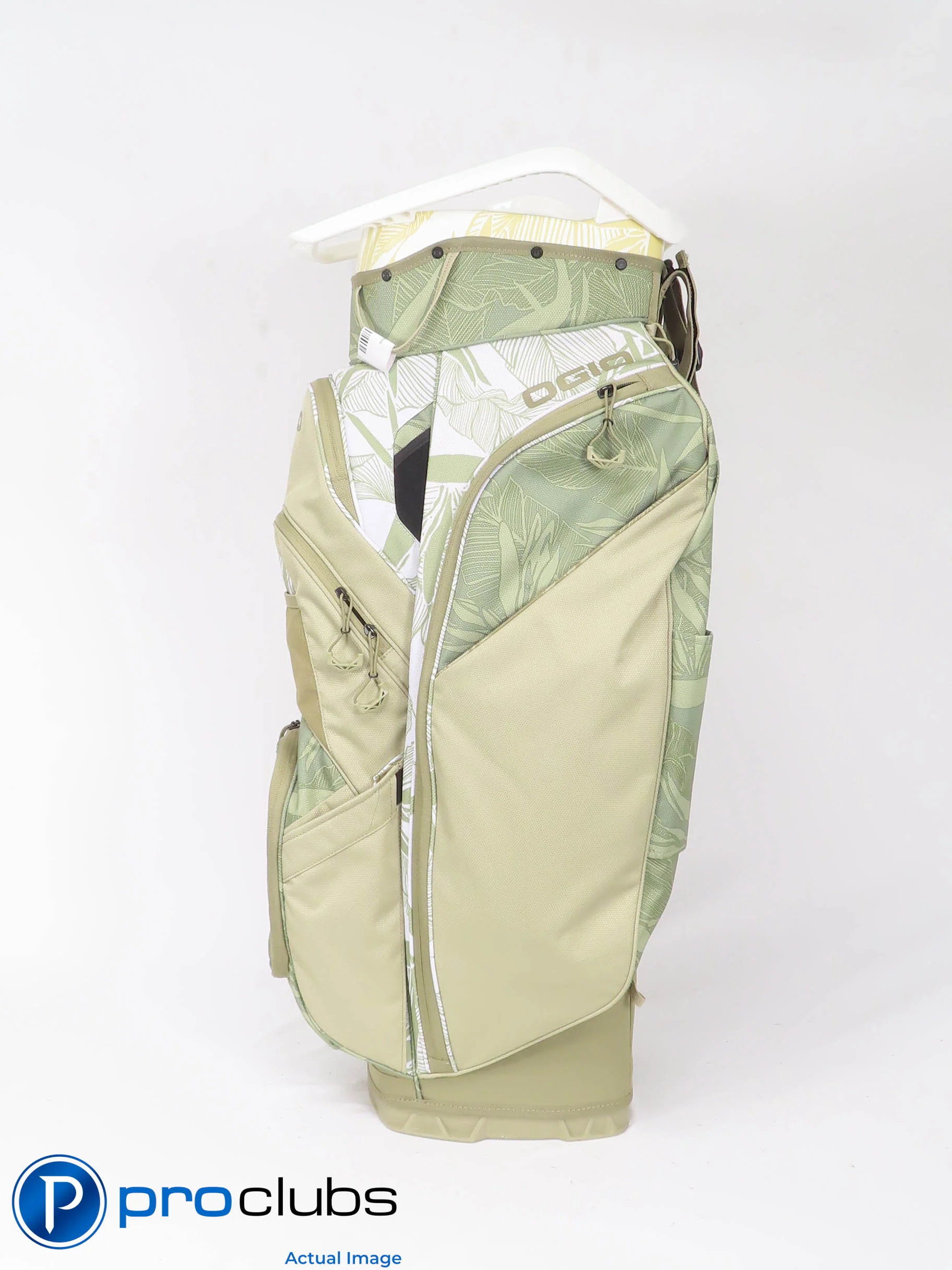 New OGIO WOODE 14-WAY Cart Golf Bag w/Rainhood - Green Oasis 511908