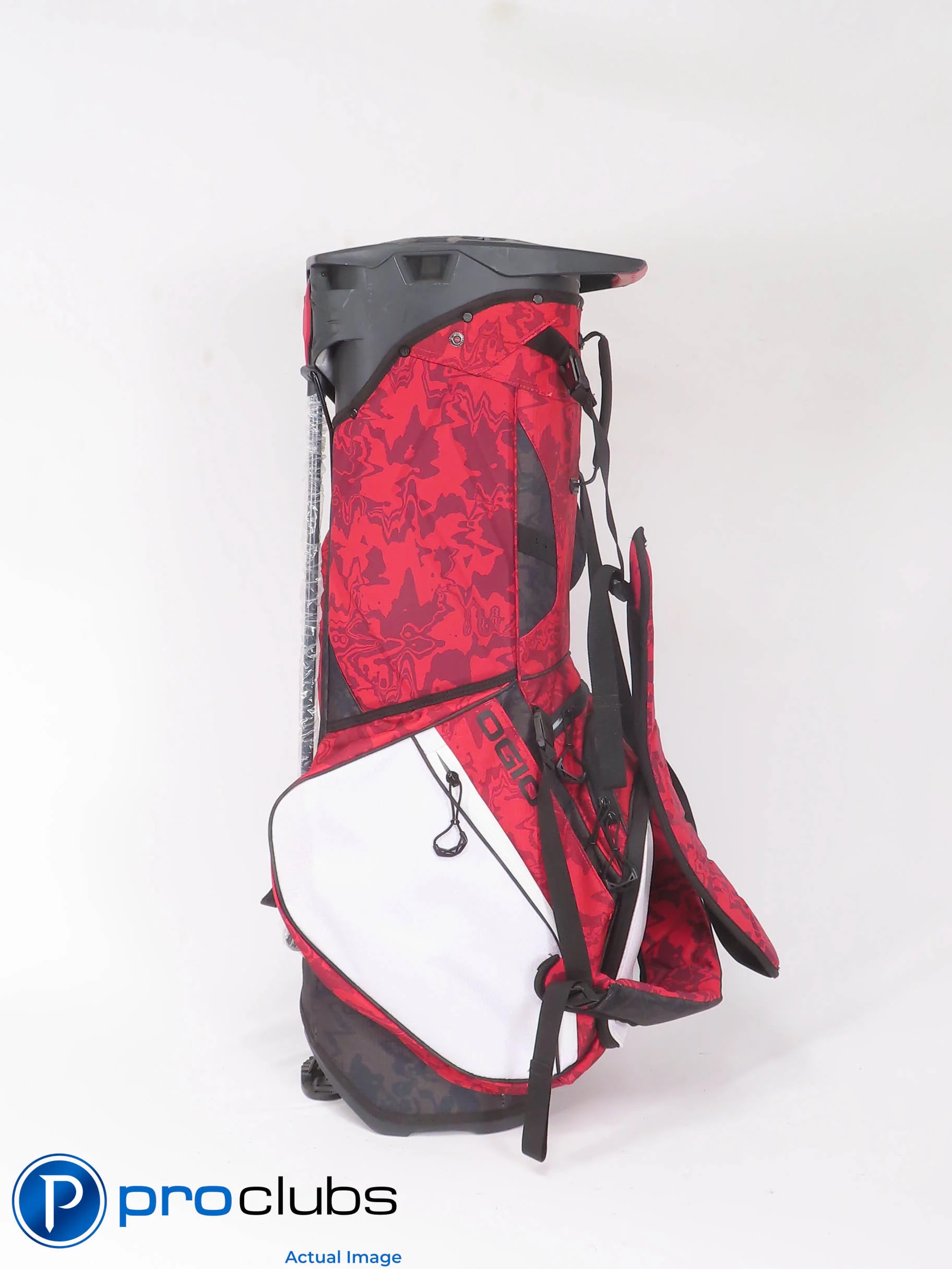 New OGIO Silencer 14-Way Stand Bag w/Rainhood - Red Volcanic 511913 - Image 2