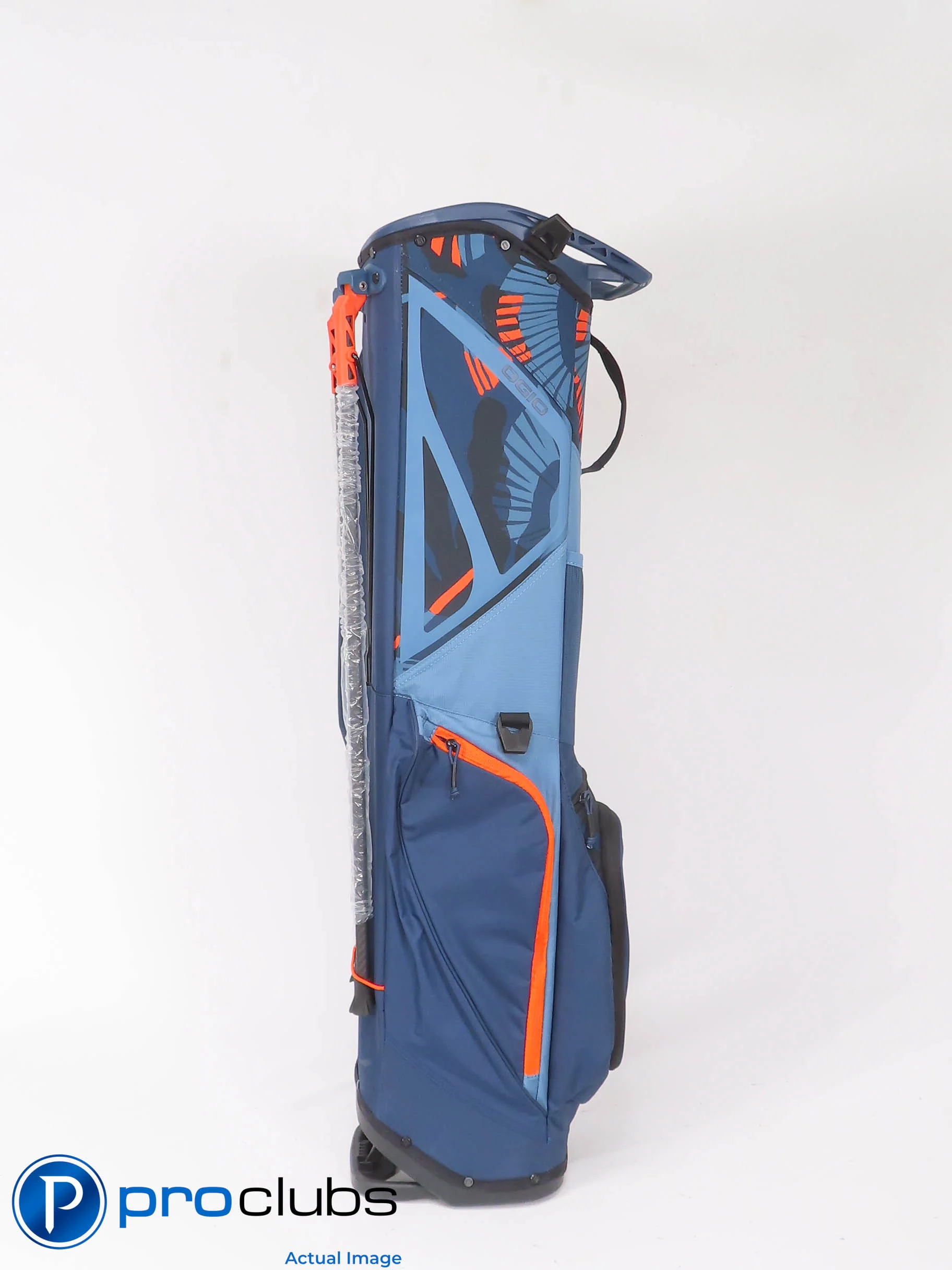 New OGIO Featherlite Carry / Stand Bag w/Rainhood - Blue Dusk 511910 - Image 2