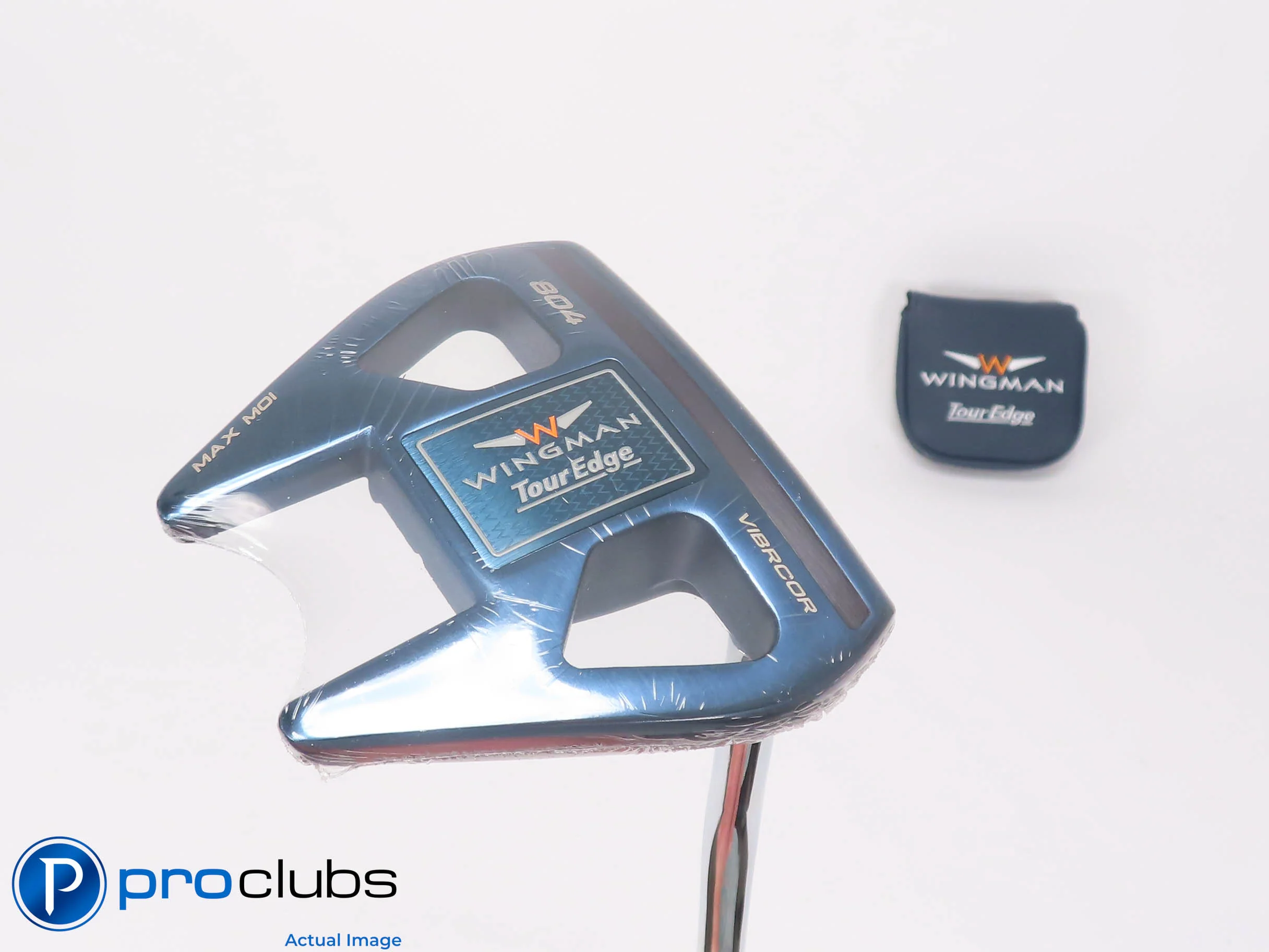 New Tour Edge Wingman 804 Single Bend 35" Putter w/Headcover 510090
