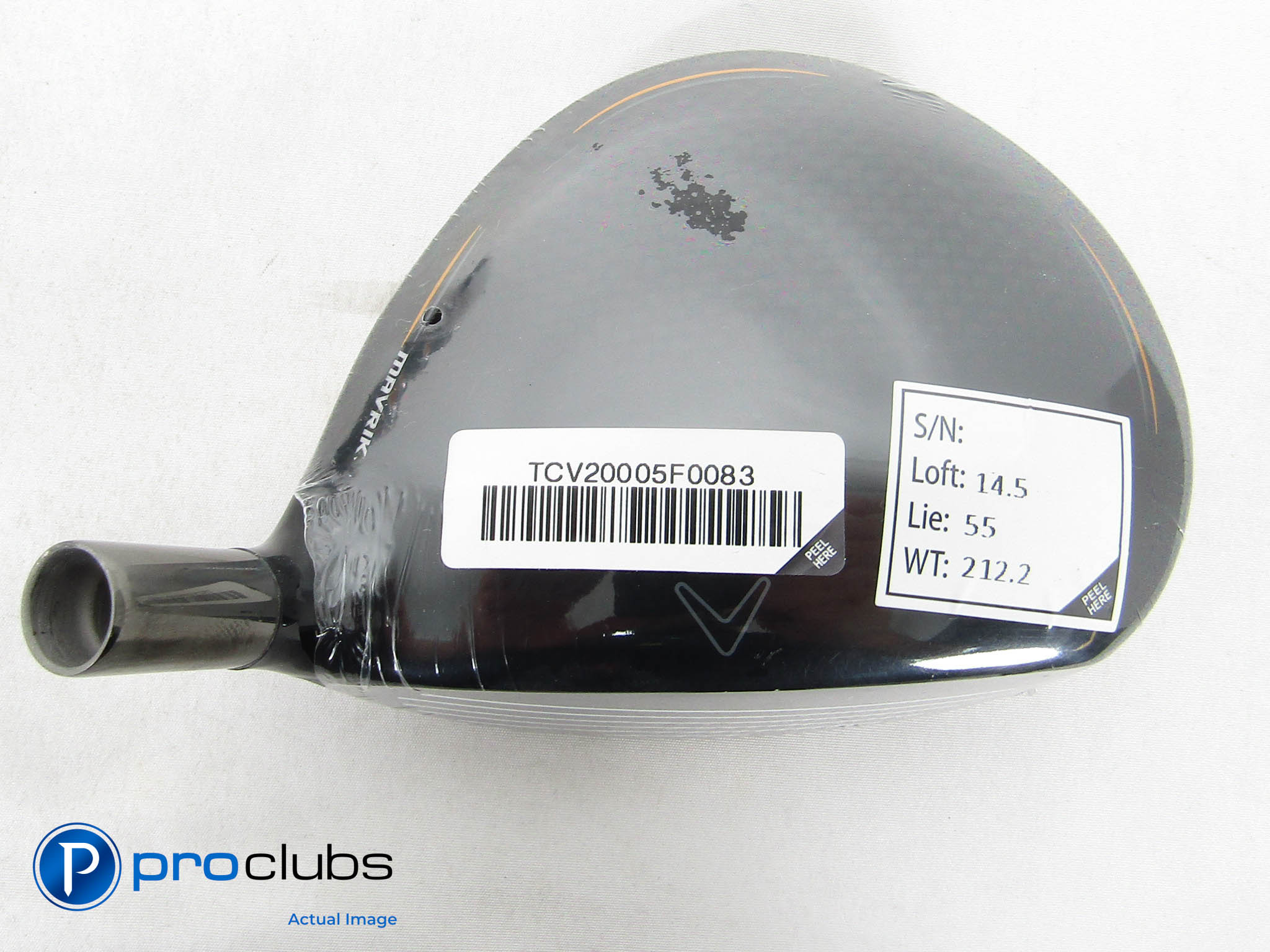 New! Tour Issue Callaway Mavrik Sub Zero -Left Hand 15° 3 Wood Head Only- 470106 - Image 3