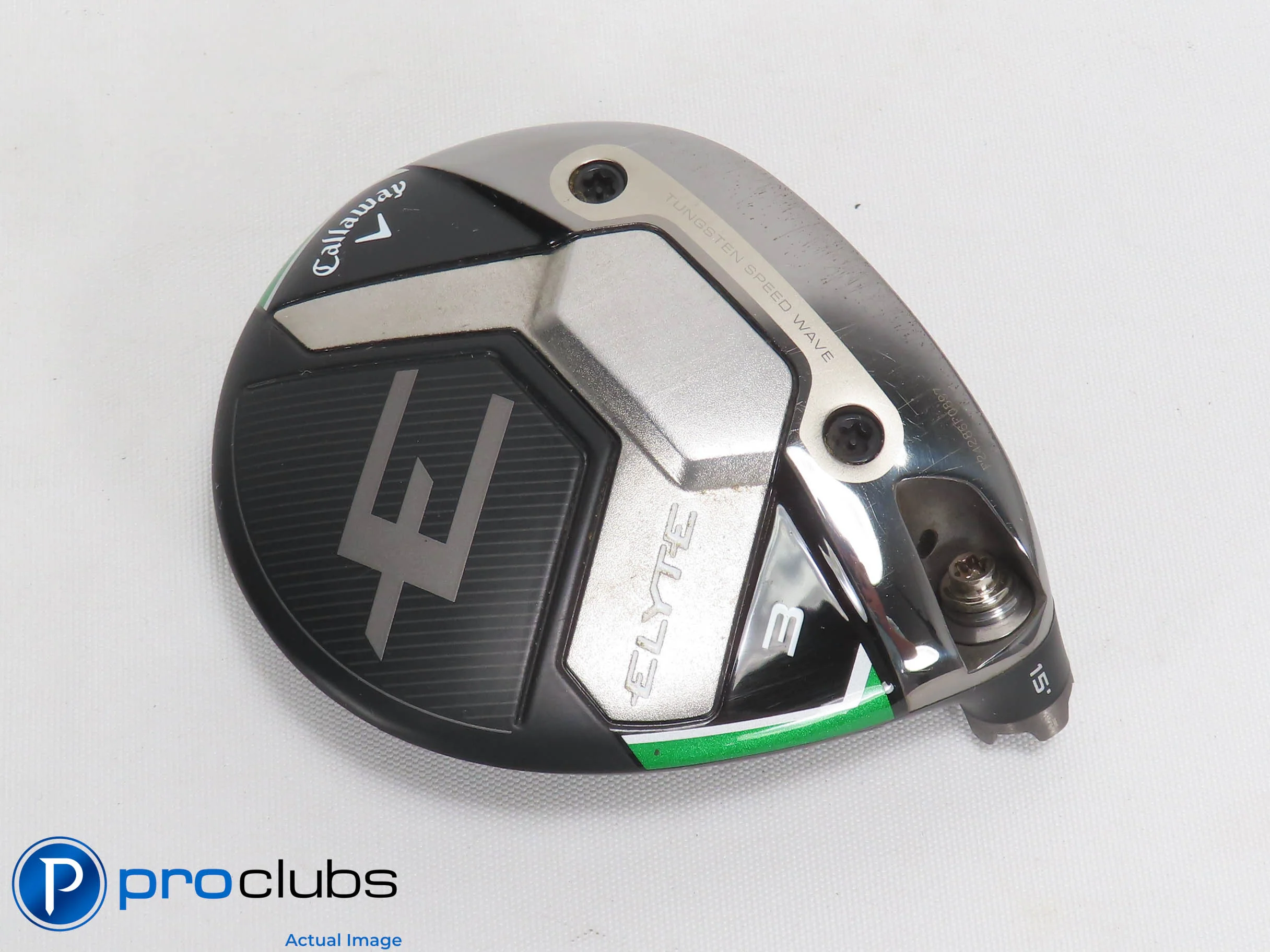 Nice! Callaway ELYTE 15* 3 Wood - Head Only - R/H - 474081