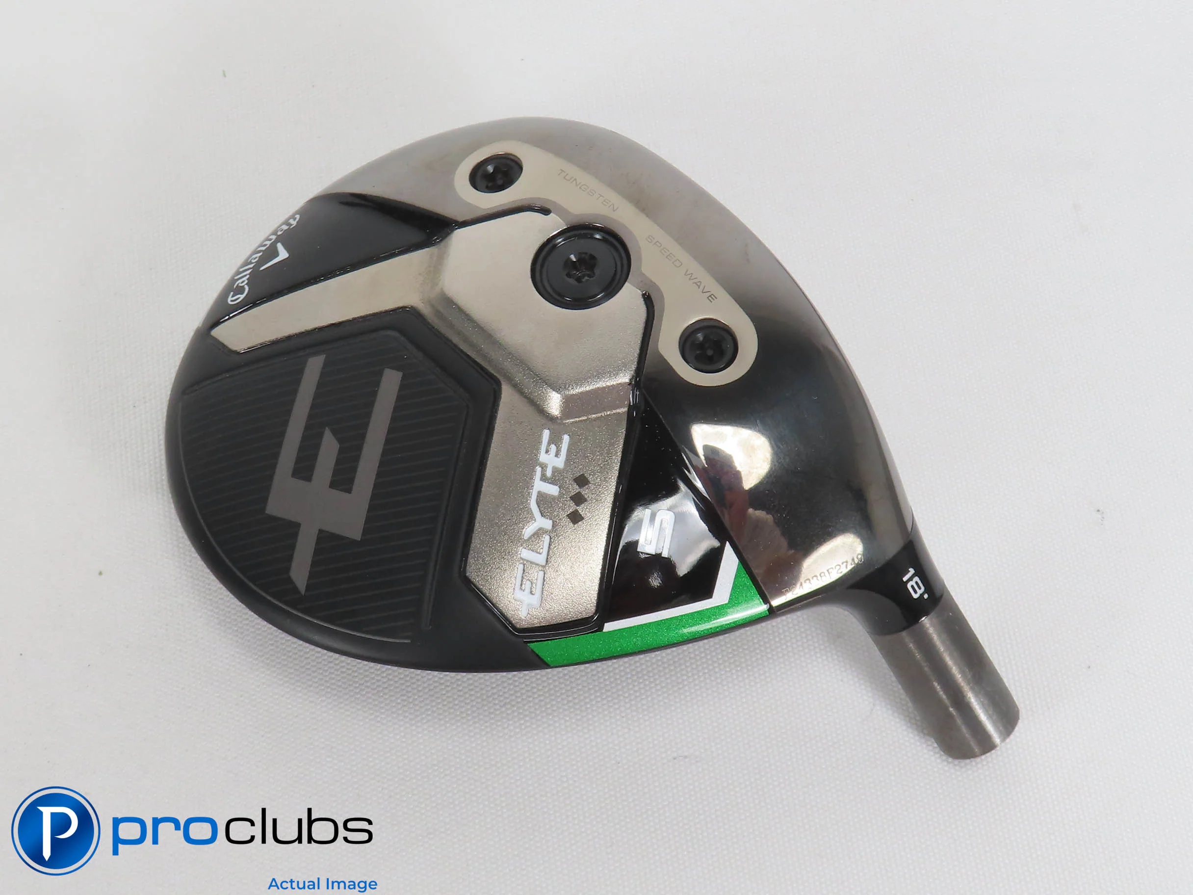 Nice Callaway ELYTE Triple Diamond 18* 5 Wood HEAD ONLY 472021