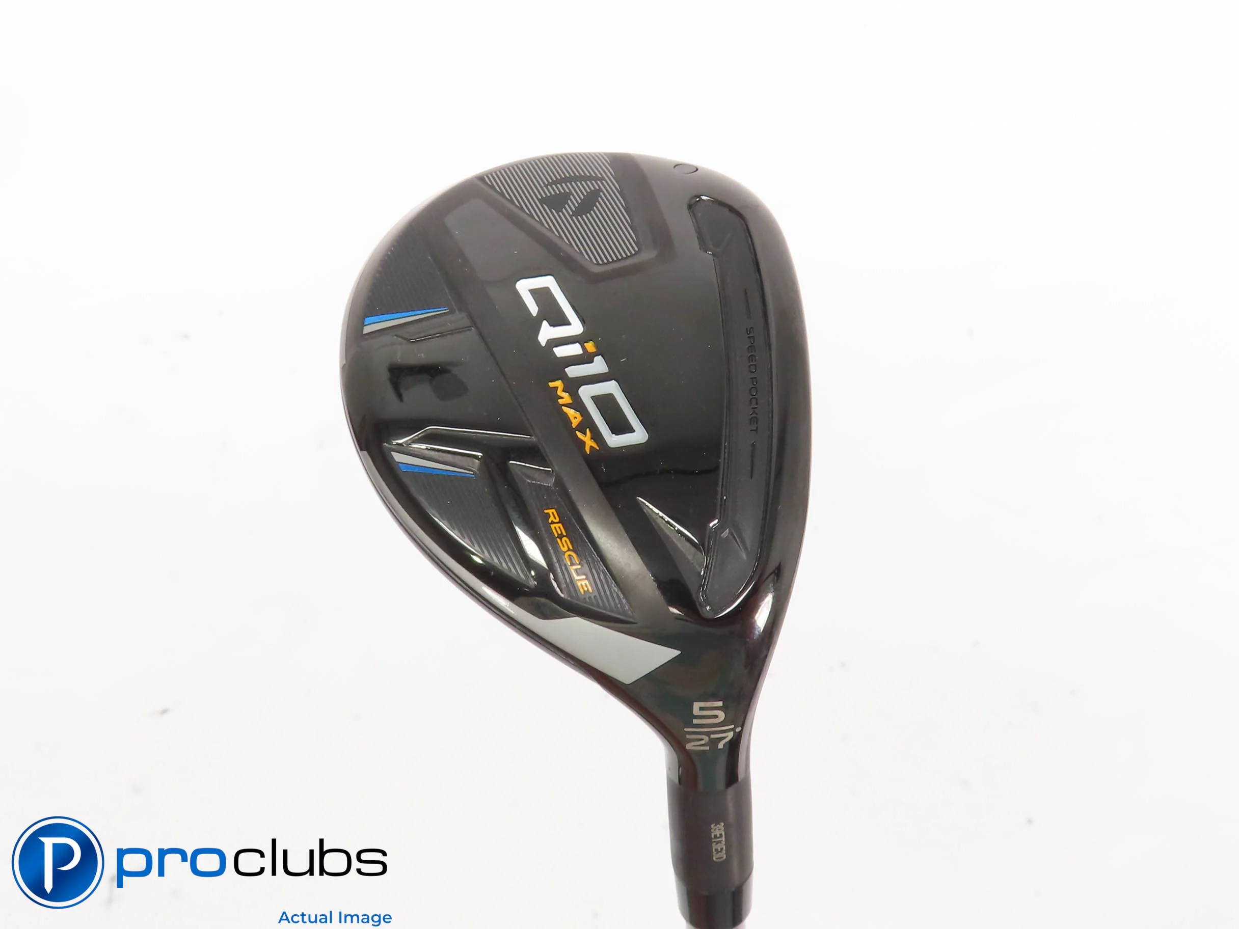 Nice! Ladies TaylorMade Qi10 MAX 27* 5 Hybrid - Speeder NX TCS 40g Ladies 444318
