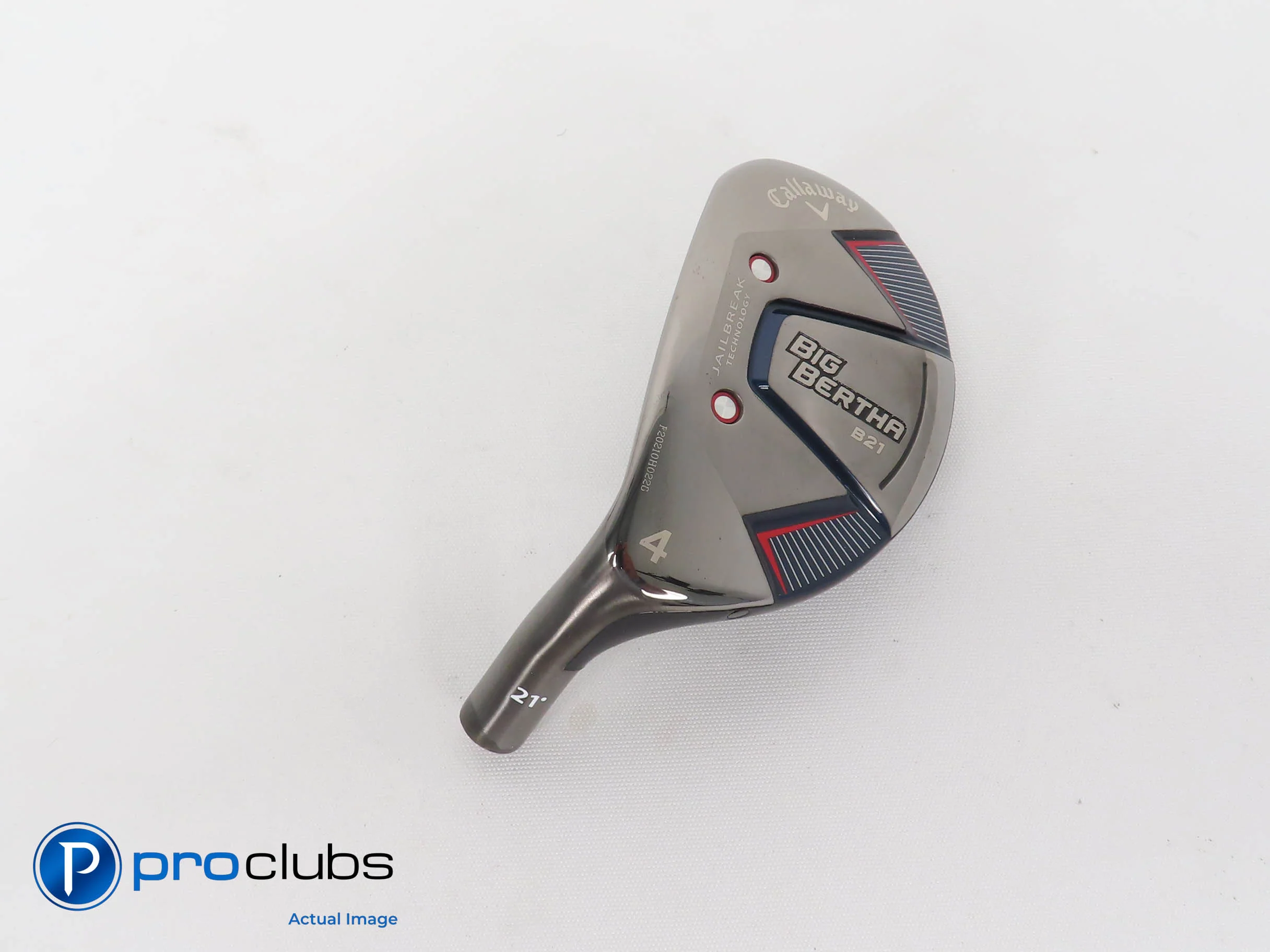 Nice! Left Handed Callaway Big Bertha B21 21* 4 Hybrid - Head Only - 310901