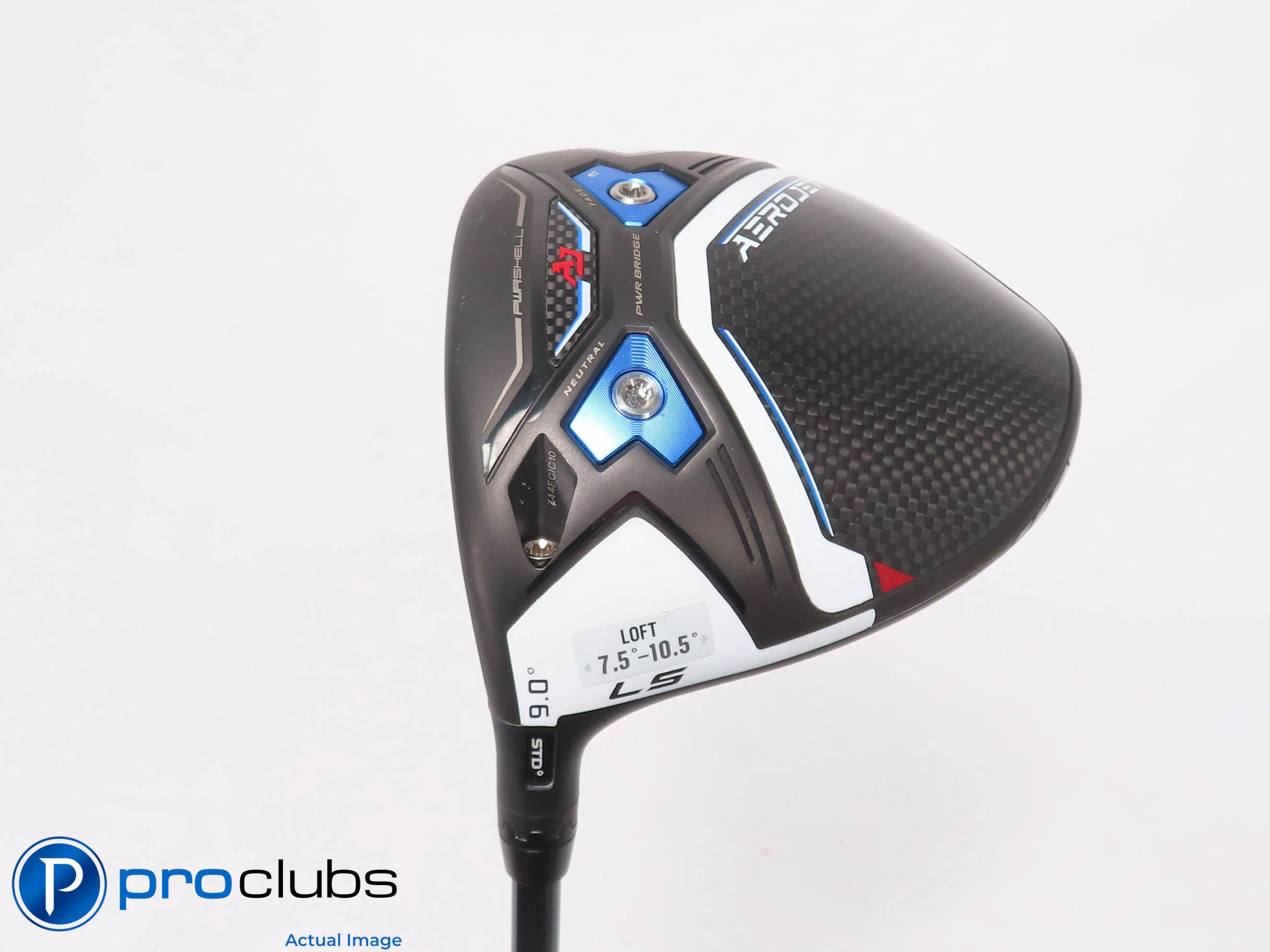 Nice Left Handed Cobra AEROJET LS 9* DRIVER - LINQ White 6F4 Stiff Flex 452534