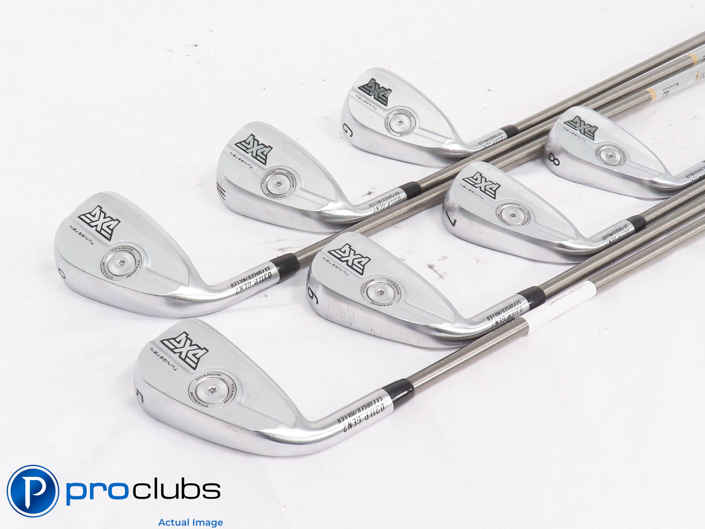 Left Handed PXG GEN7 0311P IRONS 5-PW,GW Aerotech Steelfiber 70 Regular +1/2" - Image 2