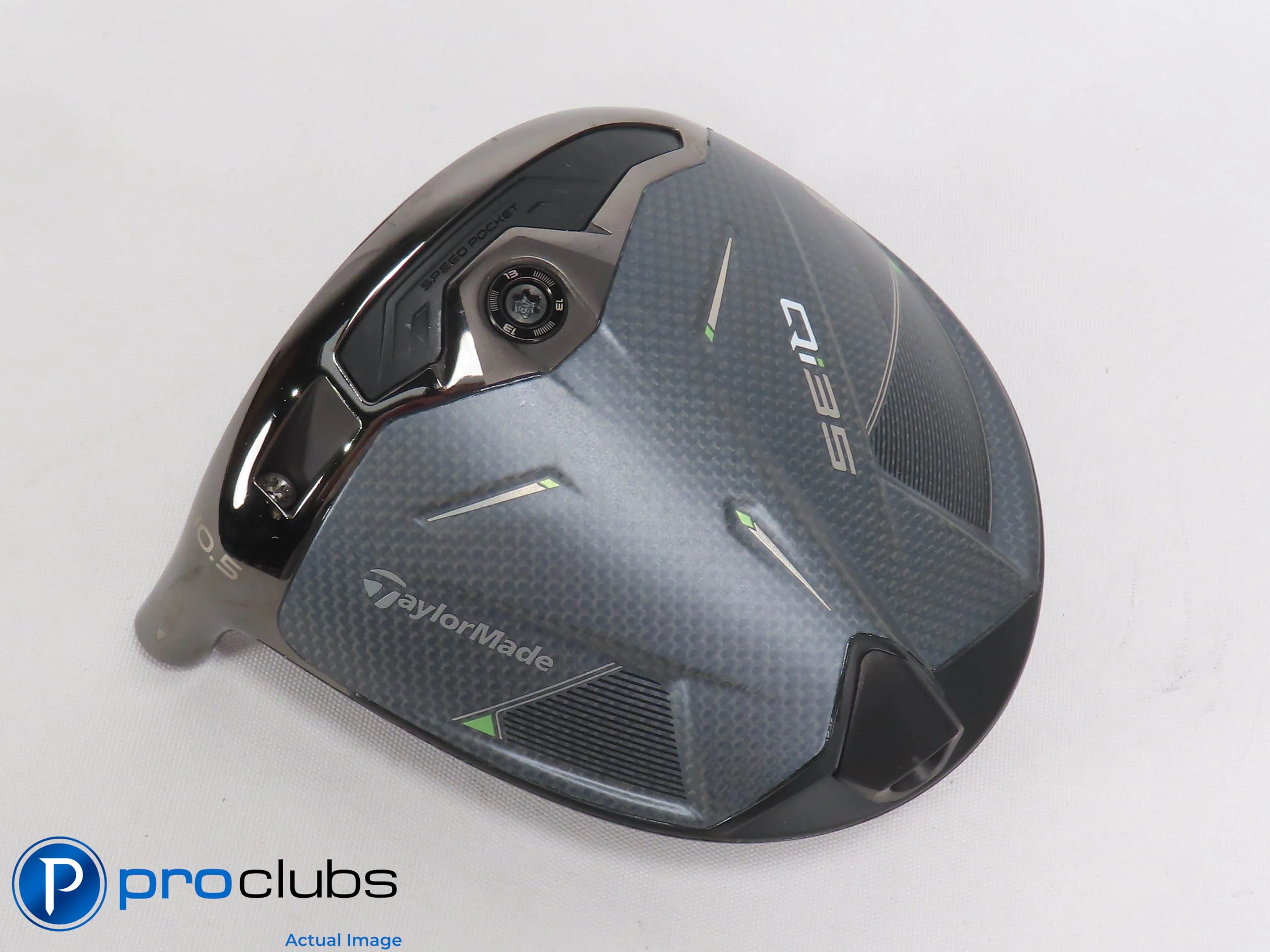 Nice Left Handed TaylorMade Qi35 10.5* Driver HEAD ONLY 471385