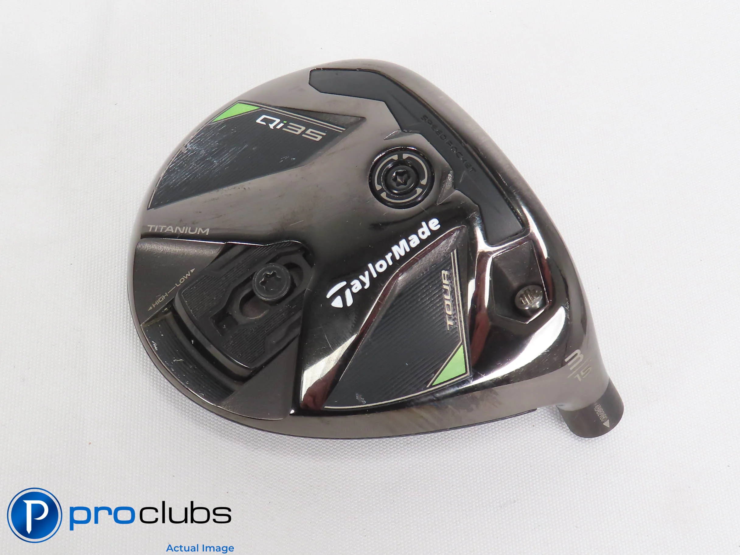 Nice TaylorMade Qi35 Tour 15* 3 Wood HEAD ONLY 471731