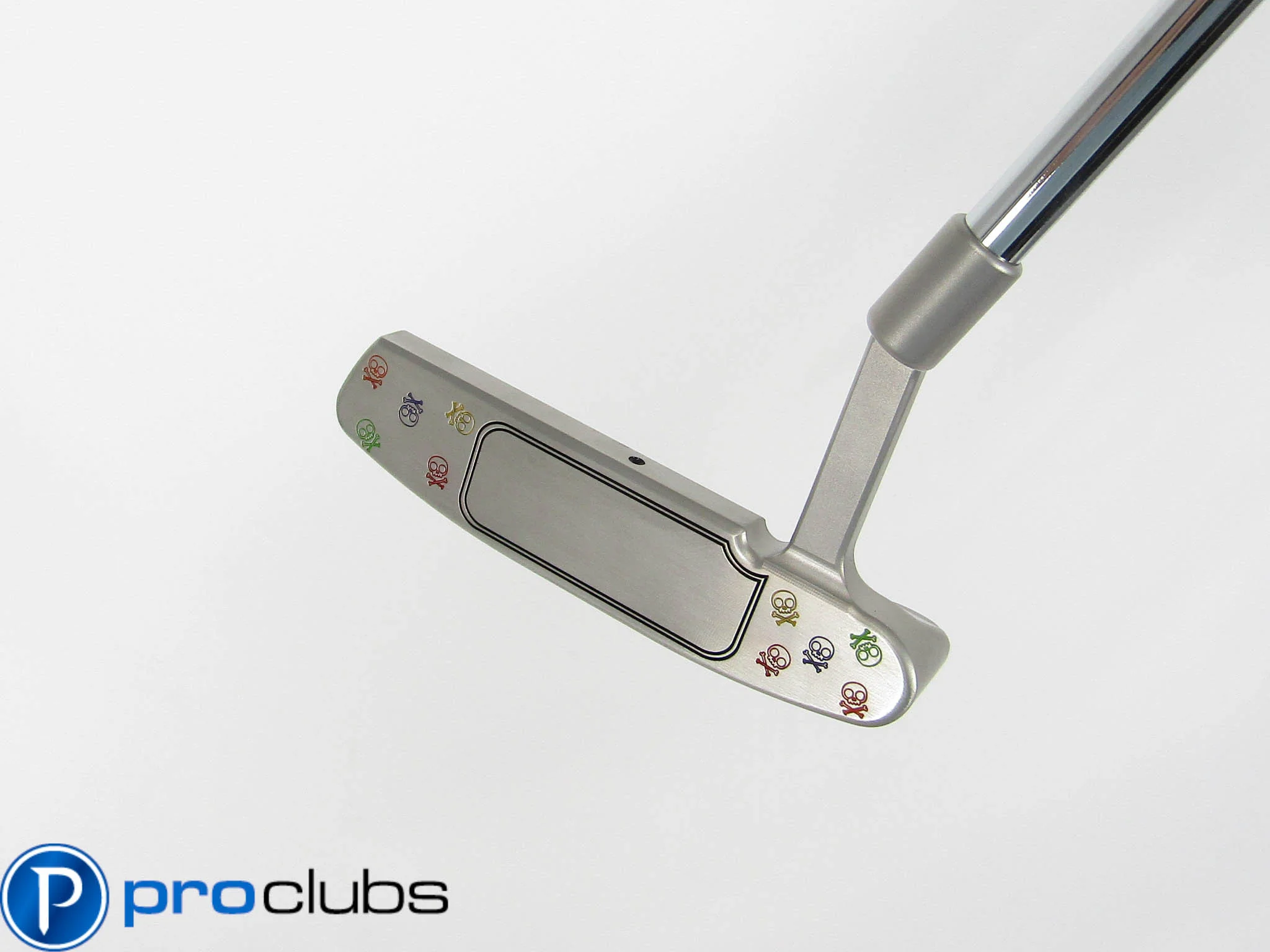 PIRETTI WORKSHOP 801T SKULL CANDY EDITION PUTTER w/ TOUR ONLY HEADCOVER #506856 - Image 2