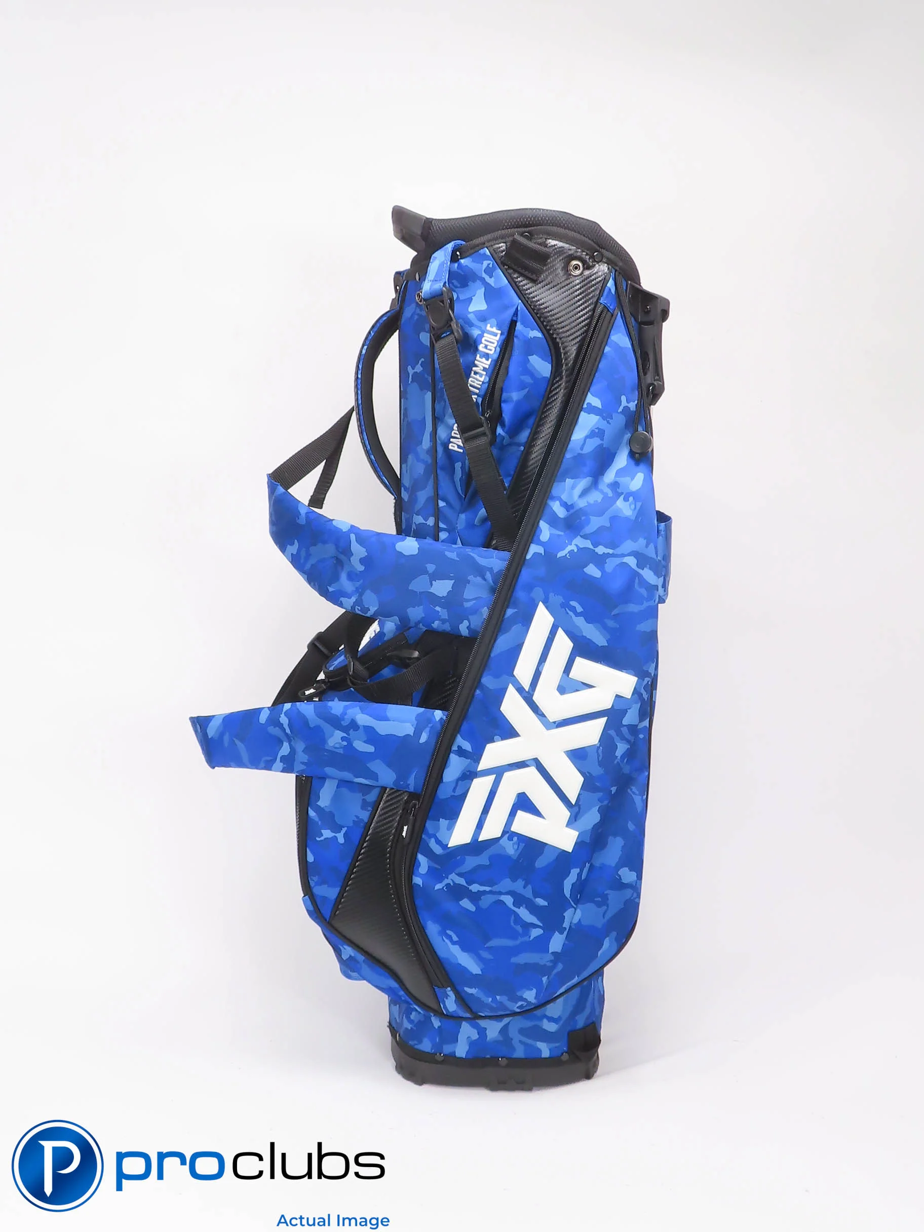 Mint PXG Fairway Camo Carry / Stand Bag w/Rainhood - Blue 511738