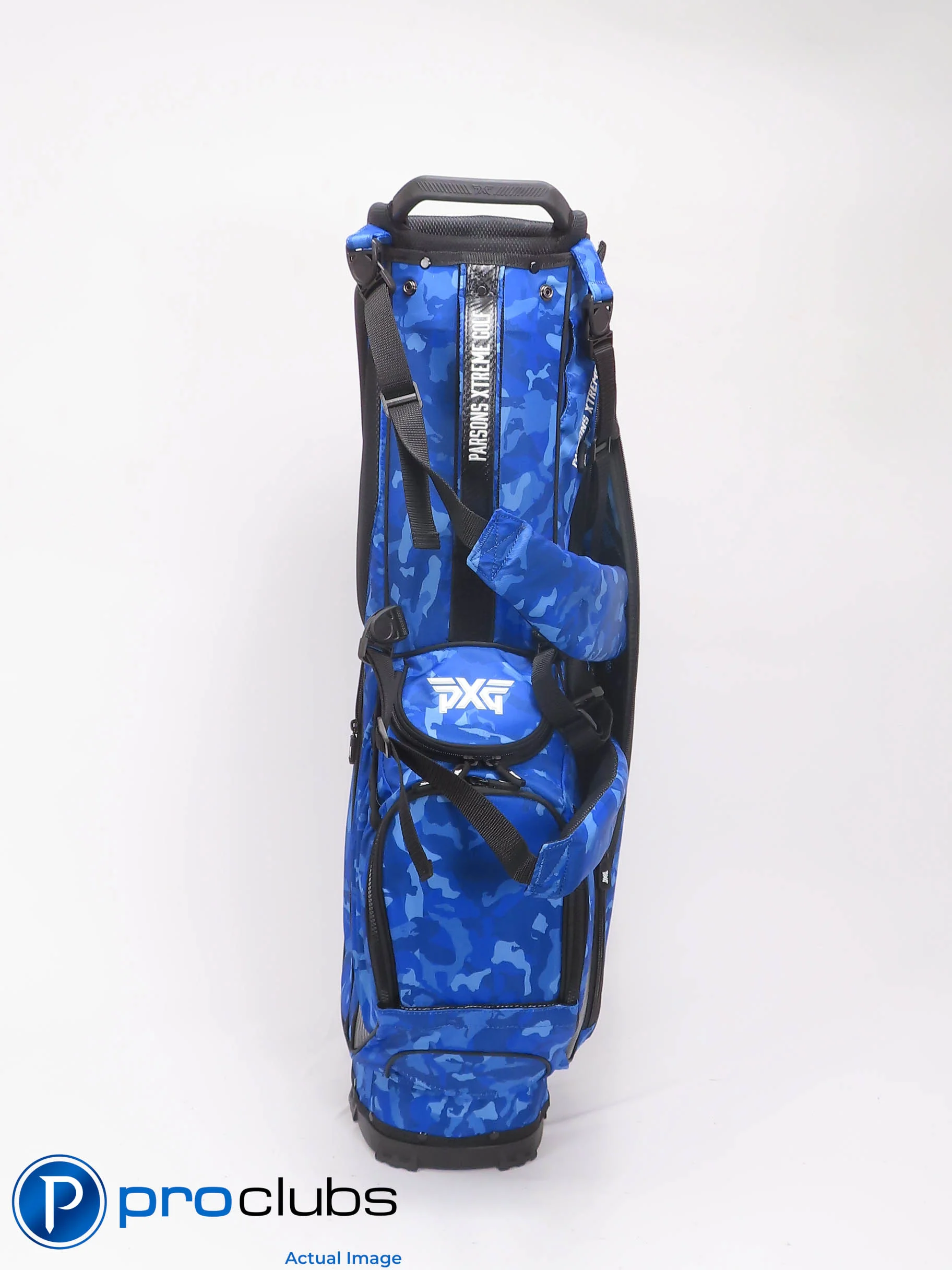 Mint PXG Fairway Camo Carry / Stand Bag w/Rainhood - Blue 511738 - Image 3