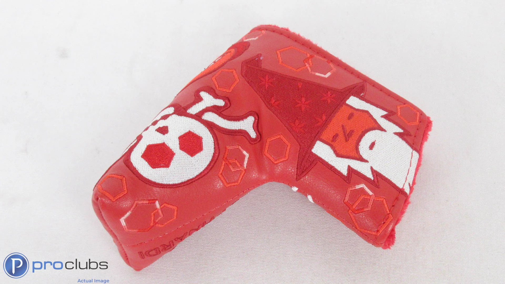 RARE! Bettinardi Red Multi Icon Blade Putter Headcover- 401017 - Image 2