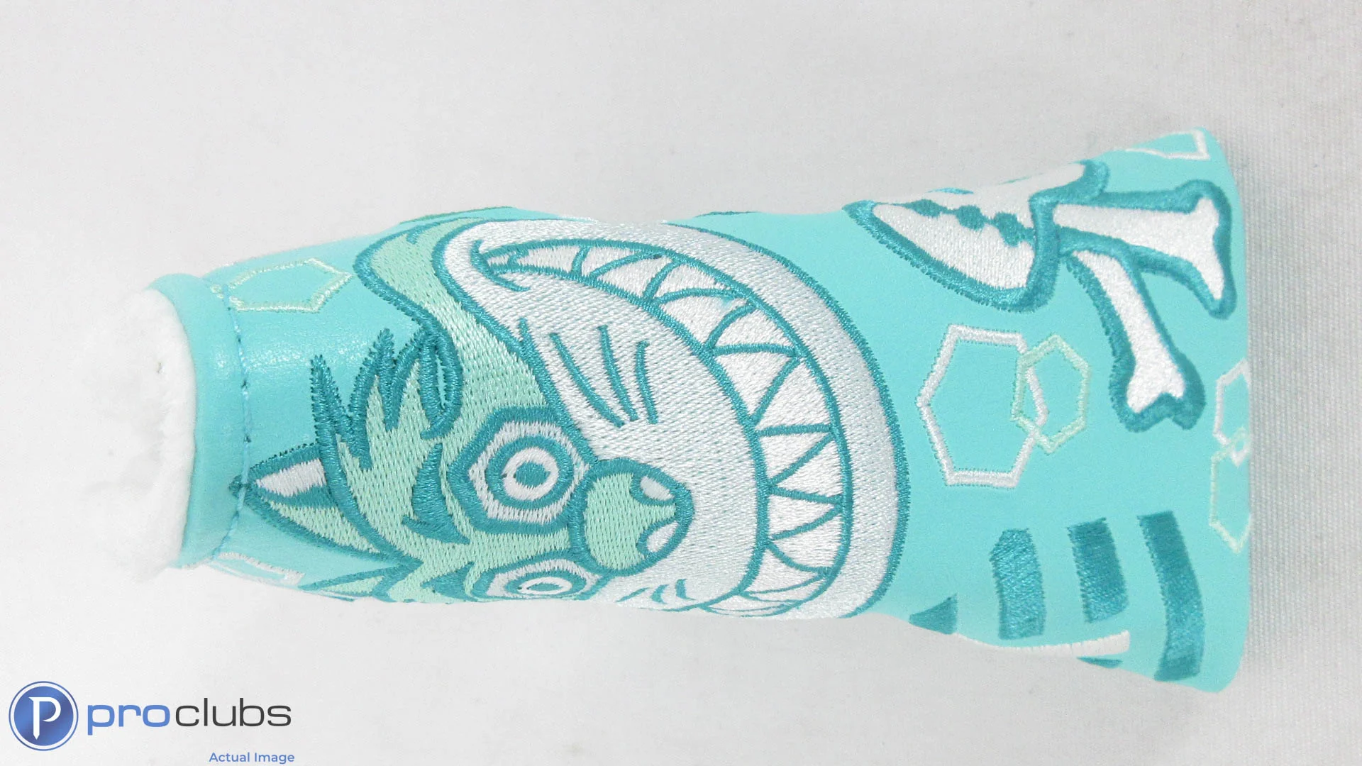 RARE! Bettinardi Teal Multi Icon Blade Putter Headcover- 401061 - Image 3