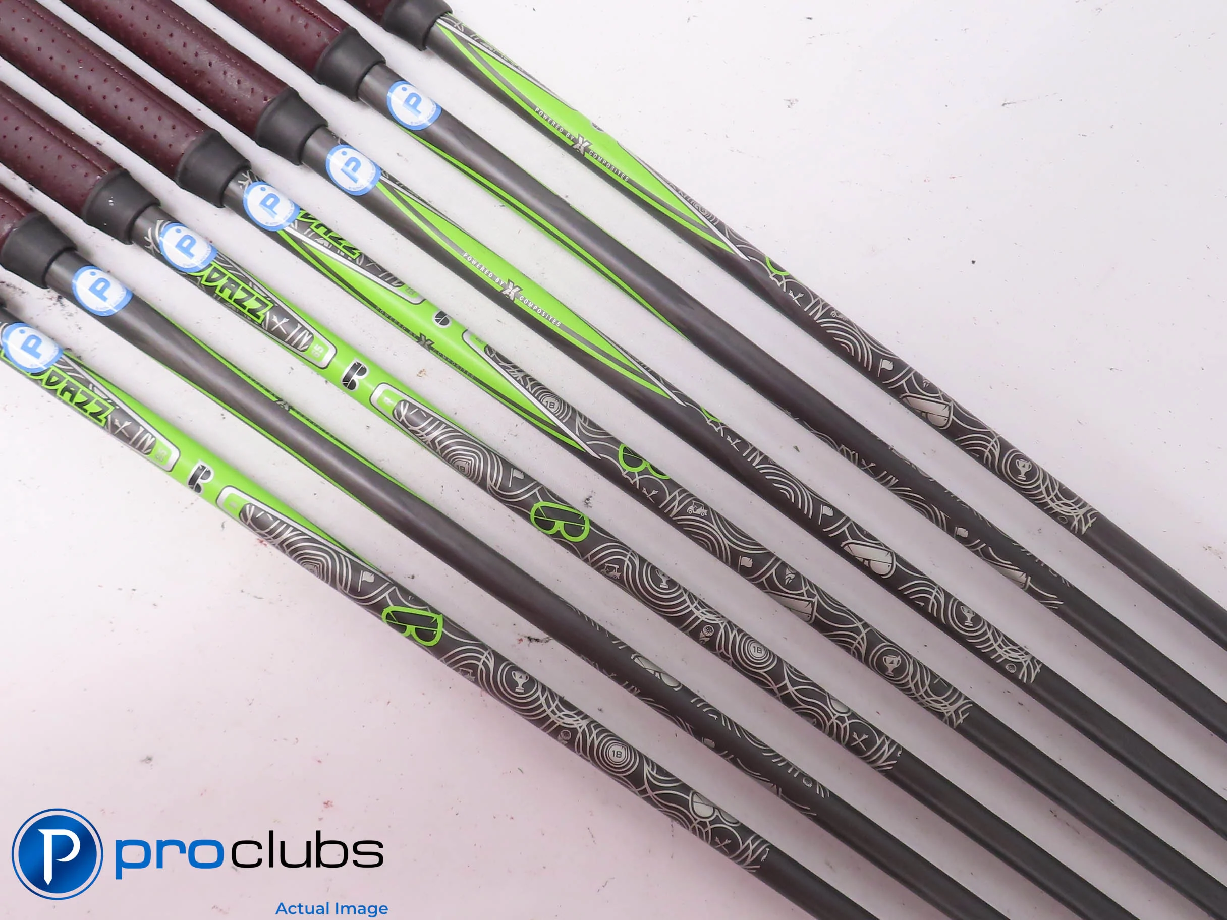 Nice TaylorMade Qi 5-PW,AW Iron Set - VA Badazz 65 Regular Flex Graphite -1/2" - Image 5