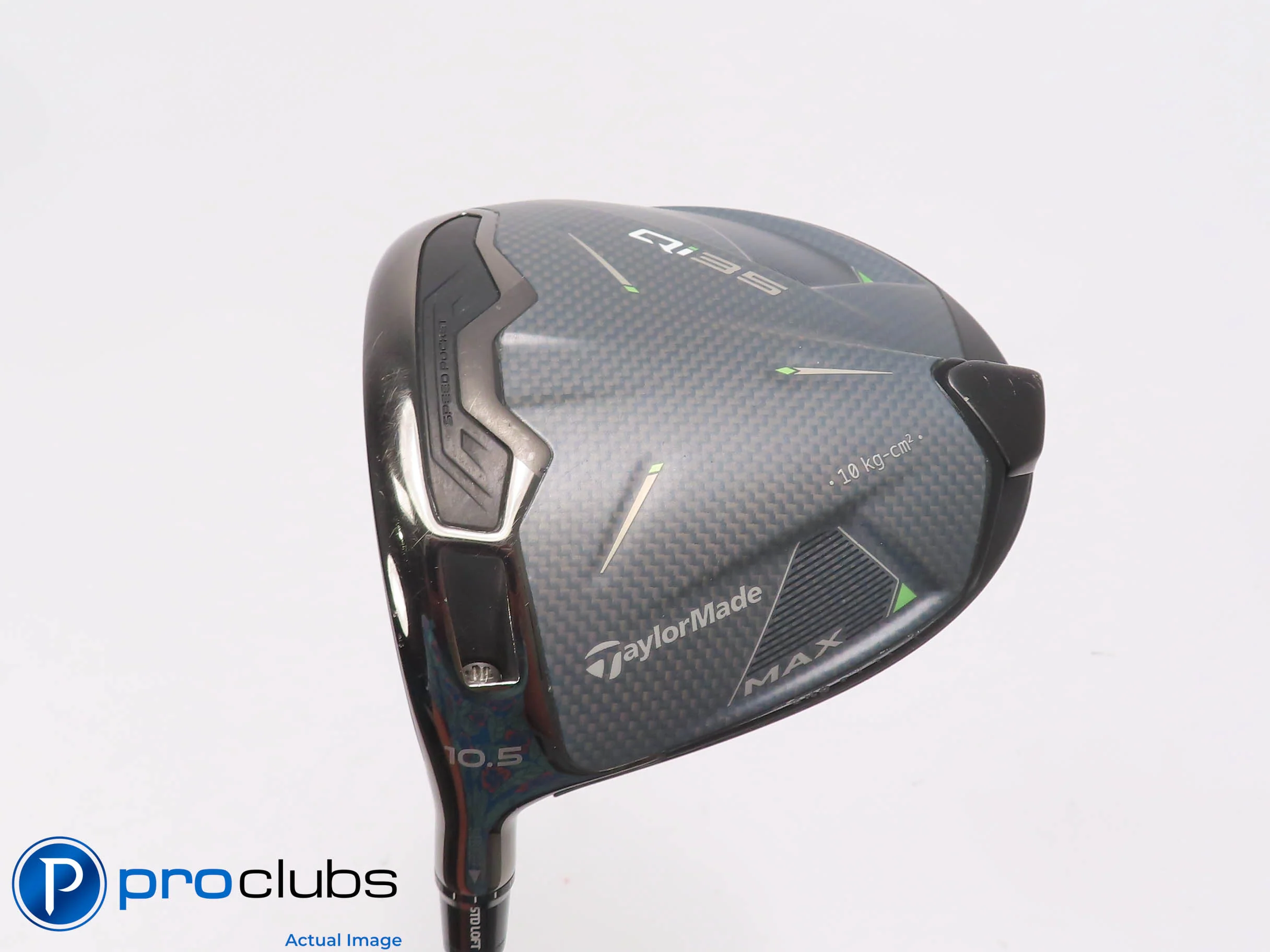 Nice Left Handed TaylorMade Qi35 MAX 10.5* Driver Diamana 60 Regular Flex 511574