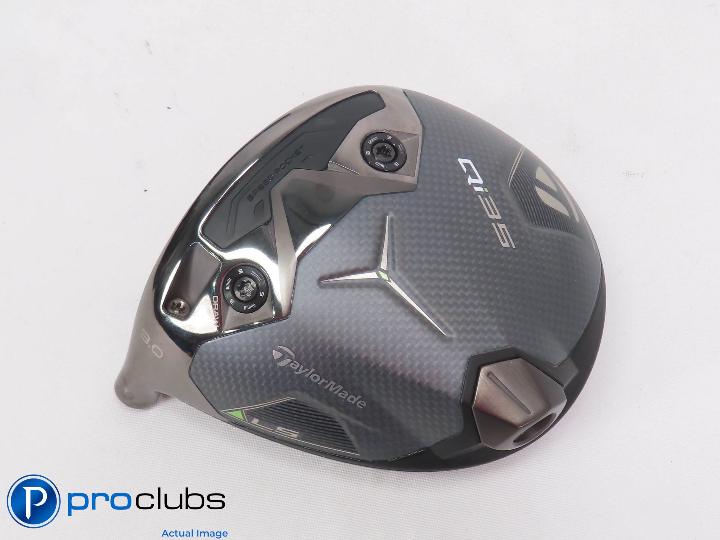 Excellent! Left Handed TaylorMade Qi35 LS 9* Driver - Head Only - 507072