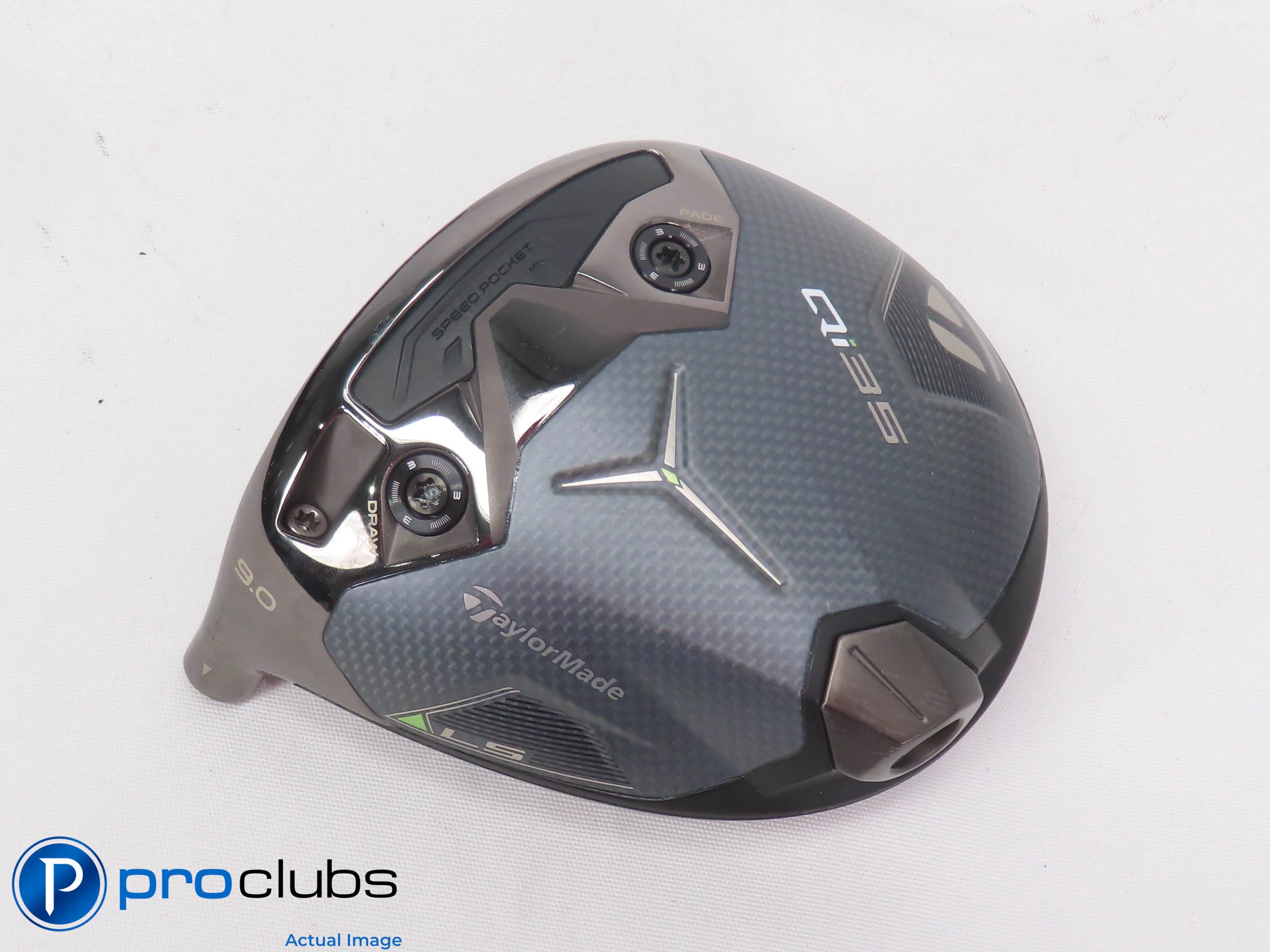 Excellent! Left Handed TaylorMade Qi35 LS 9* Driver - Head Only - 507074