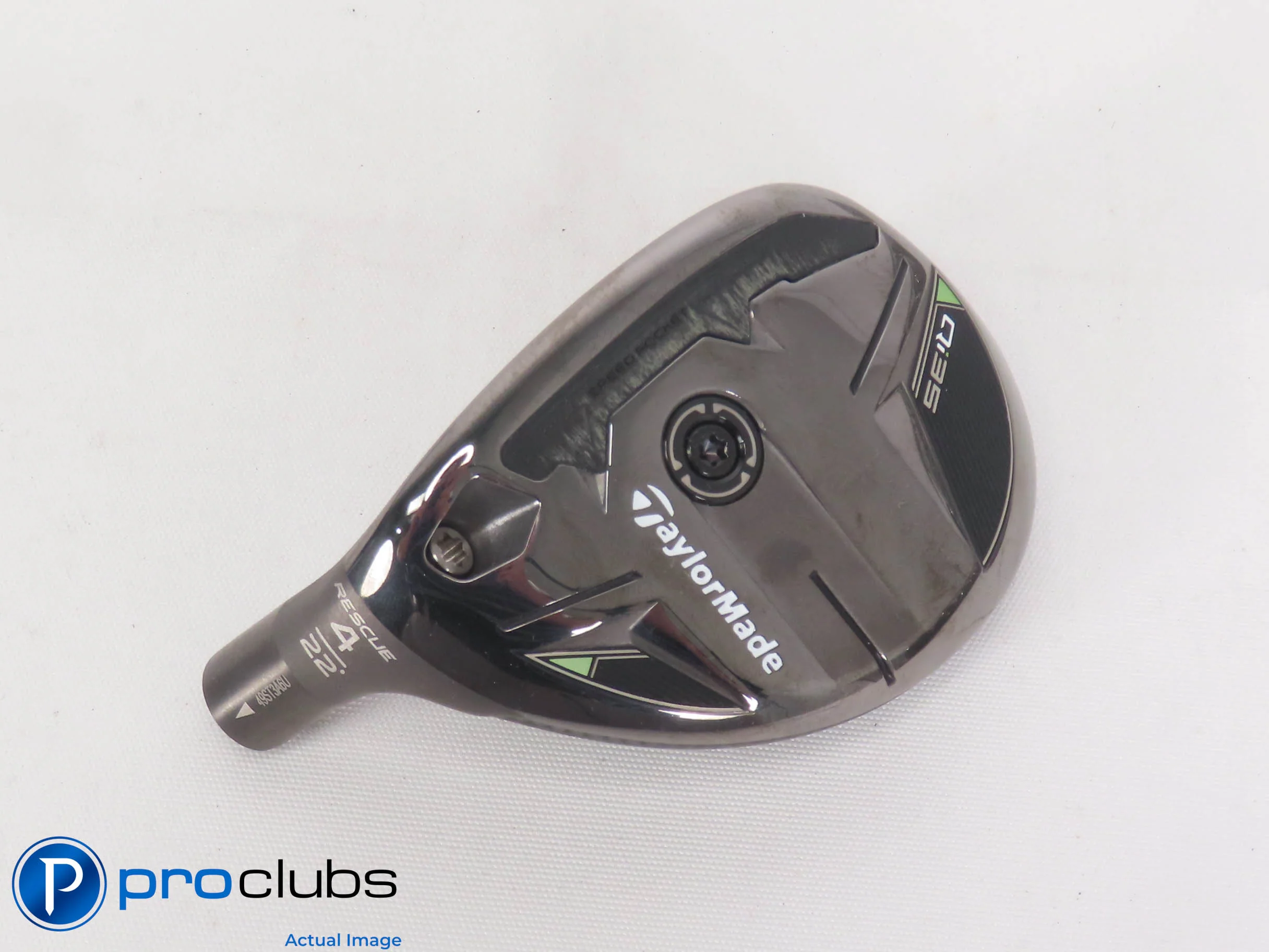 Excellent! Left Handed TaylorMade Qi35 22* 4 Hybrid - Head Only - 507258