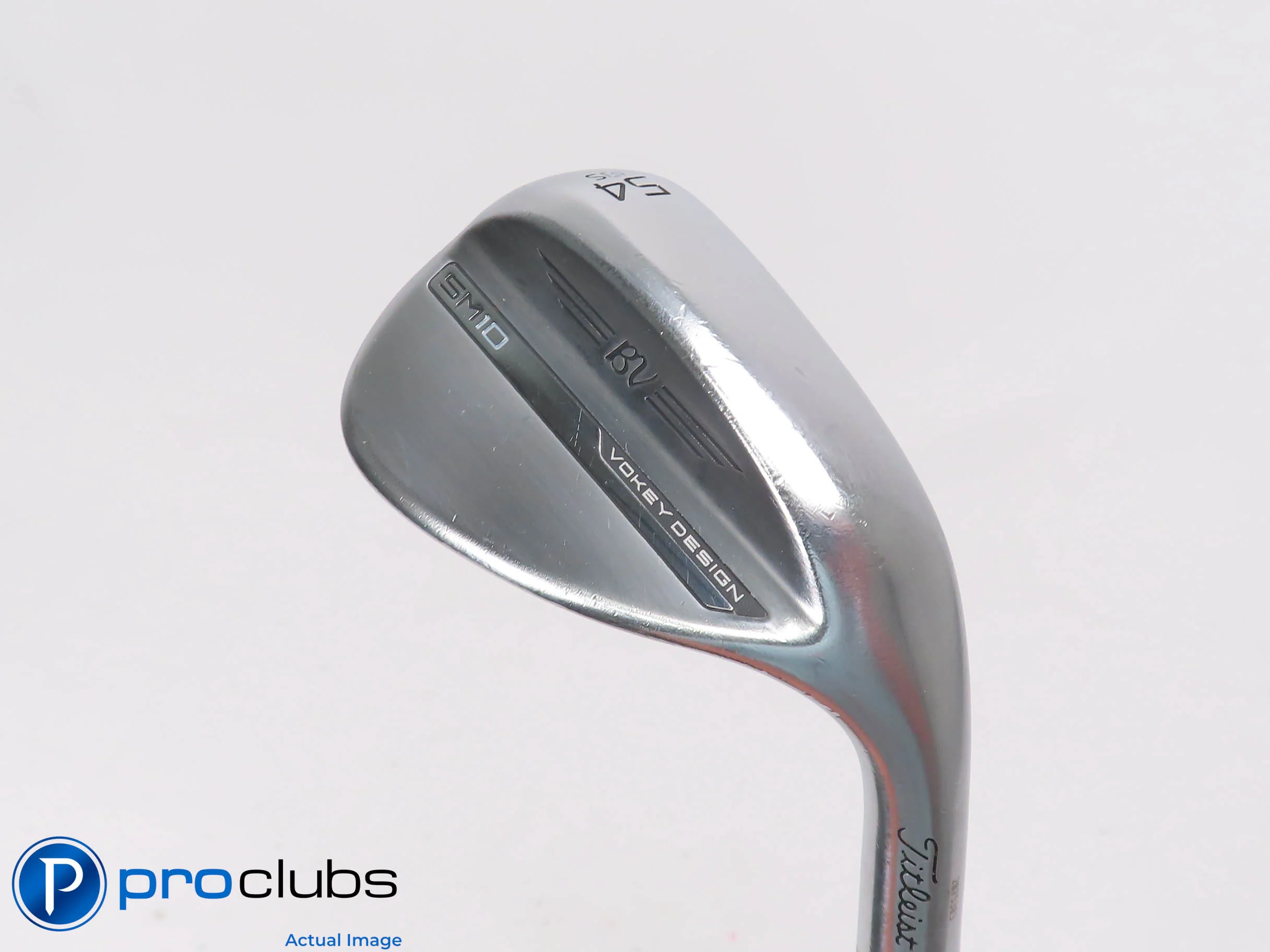 Titleist Vokey SM10 (10)54* Wedge S-Grind - AMT Black S300 Stiff Flex 512379