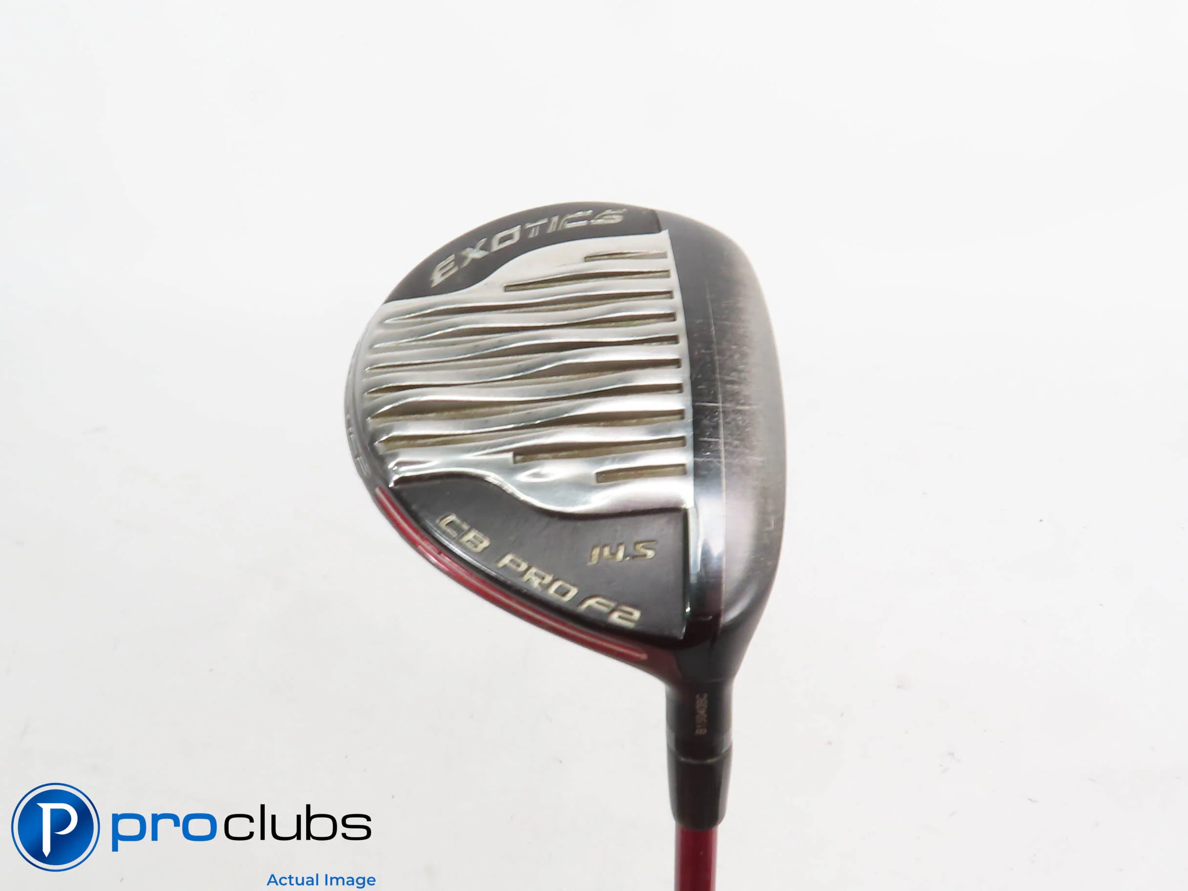 Tour Edge Exotics CB PRO F2 14.5* 3 Wood - Matrix Ozik Red Tie Stiff Flex 420549