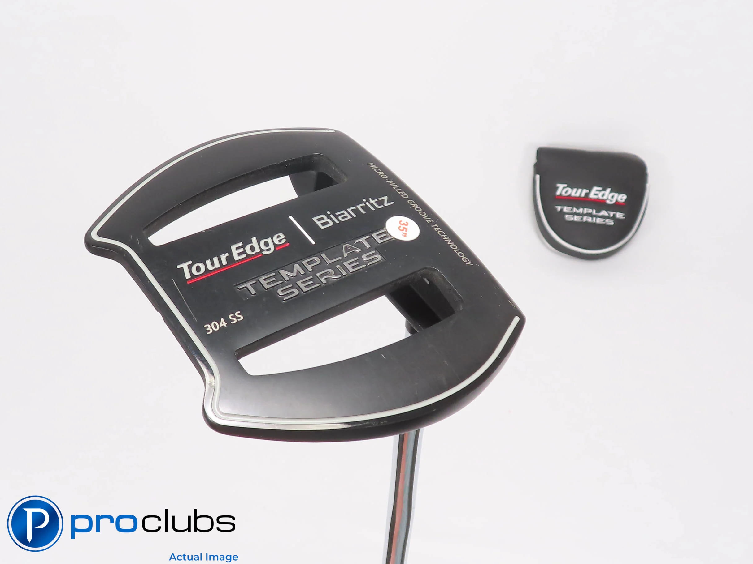 Tour Edge Template Series BIARRITZ 35" Putter w/Cover - 510128