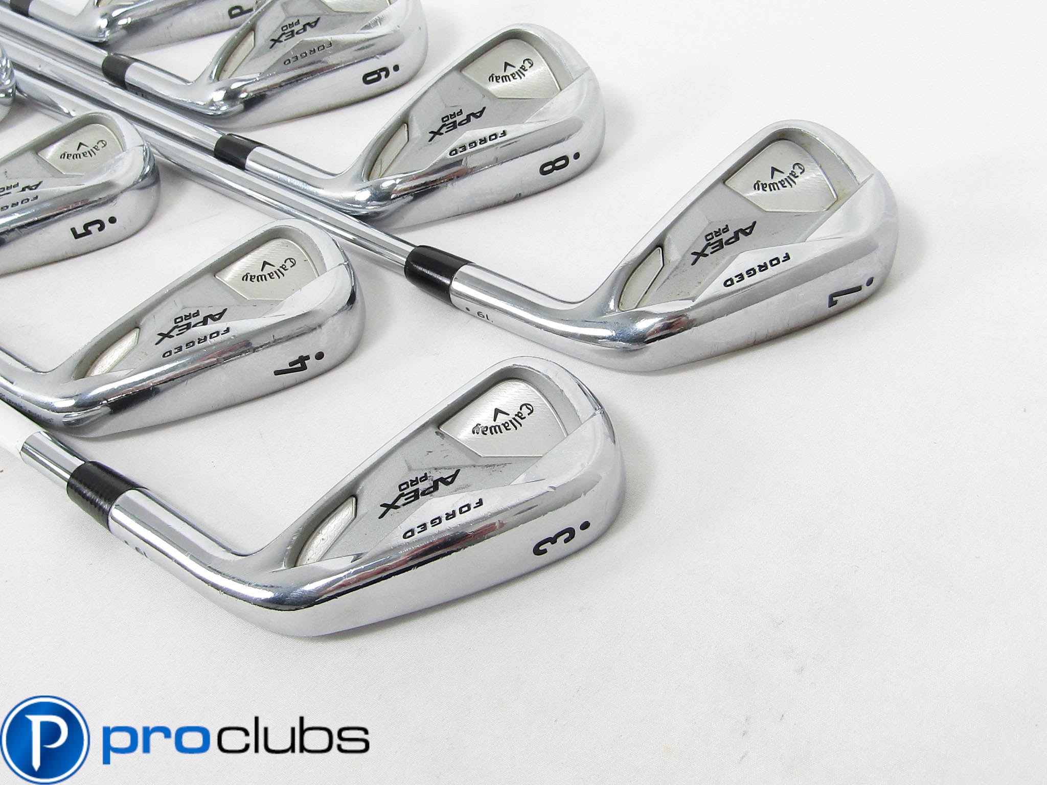 Tour Issue! CALLAWAY '19 APEX PRO "DOT" IRONS 4-PW DYNAMIC GOLD TOUR ISSUE X100 - Image 4