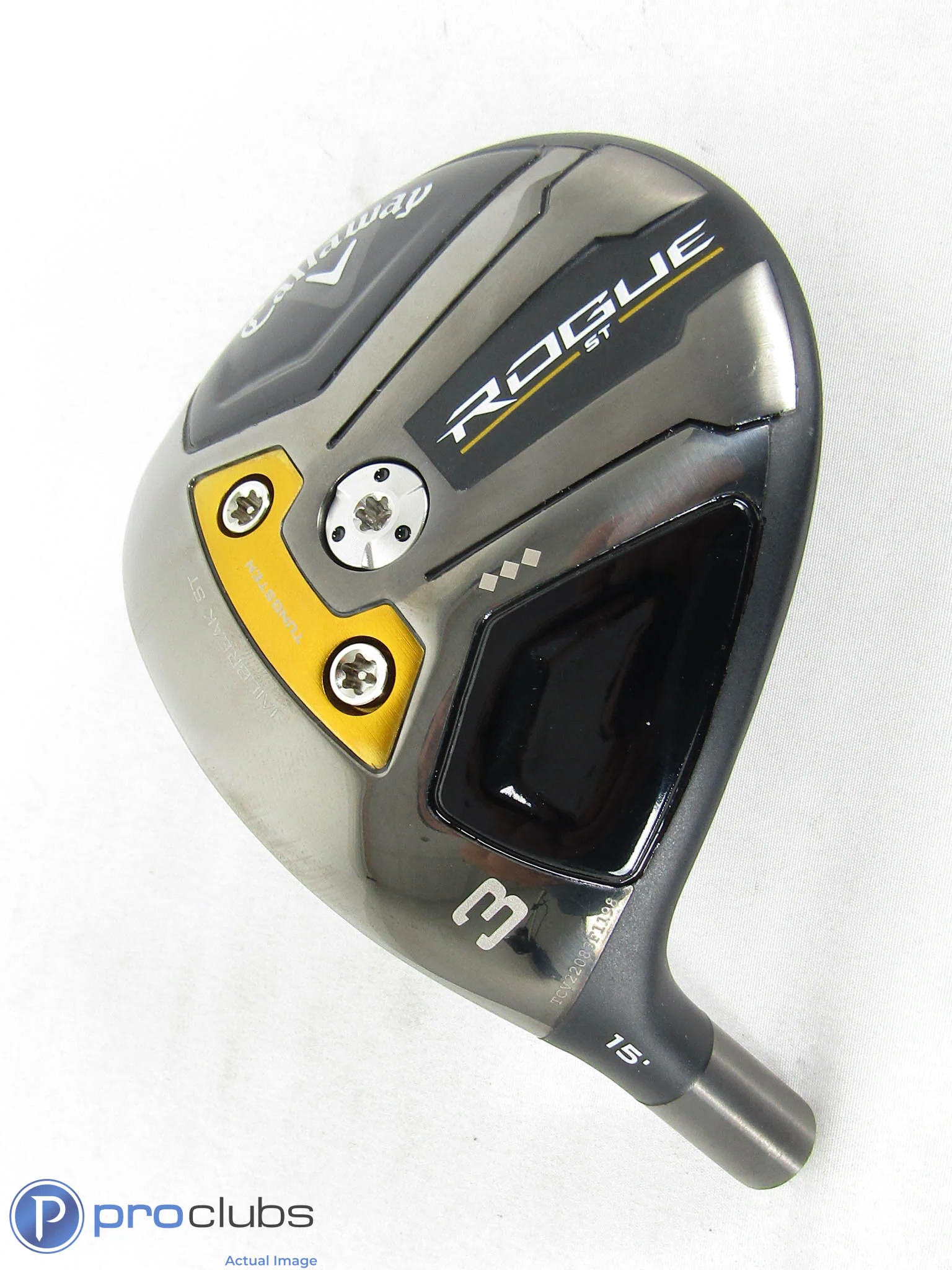 Tour Issue L/H! Callaway Rogue ST Triple Diamond 15* 3 Wood - Head Only - 462746