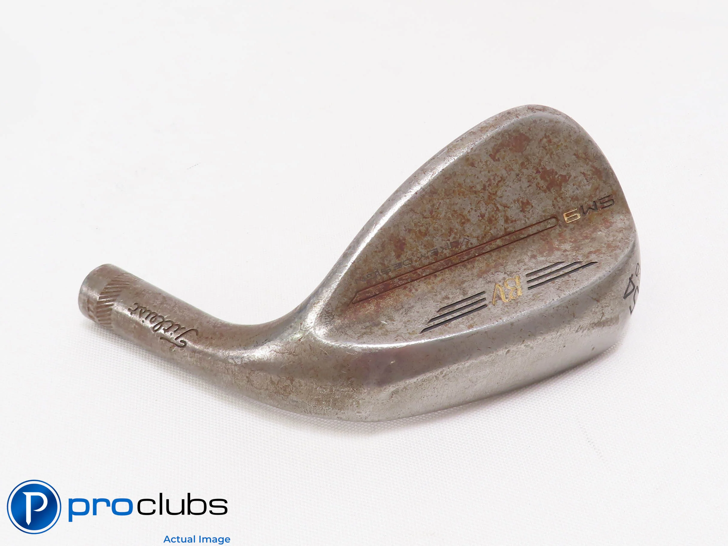 Tour Issue! Titleist SM9 Raw 54*(12*) Wedge - Head Only - R/H - 509654